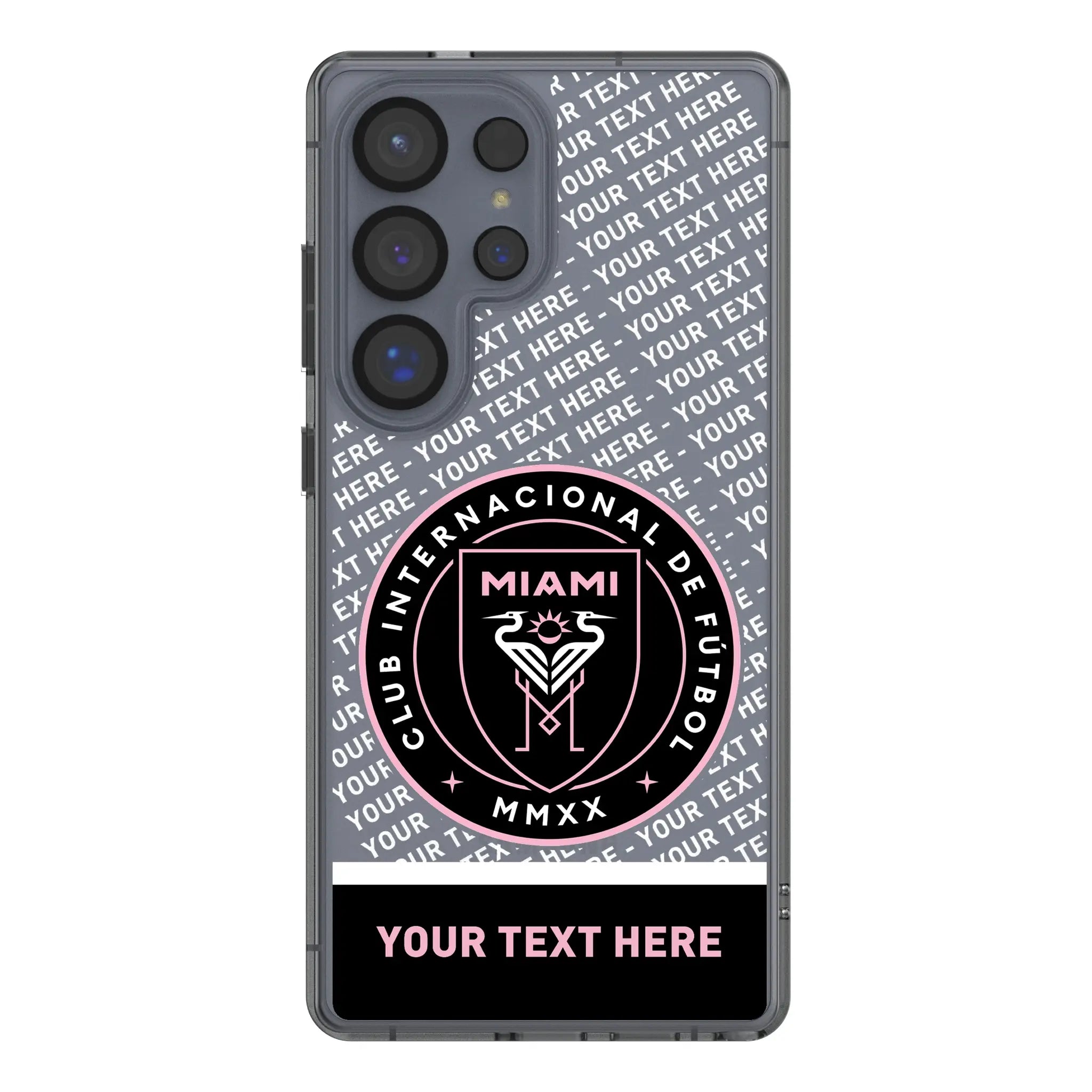 Inter Miami CF Personalized EndZone Plus Galaxy Clear Phone Case for Samsung Galaxy