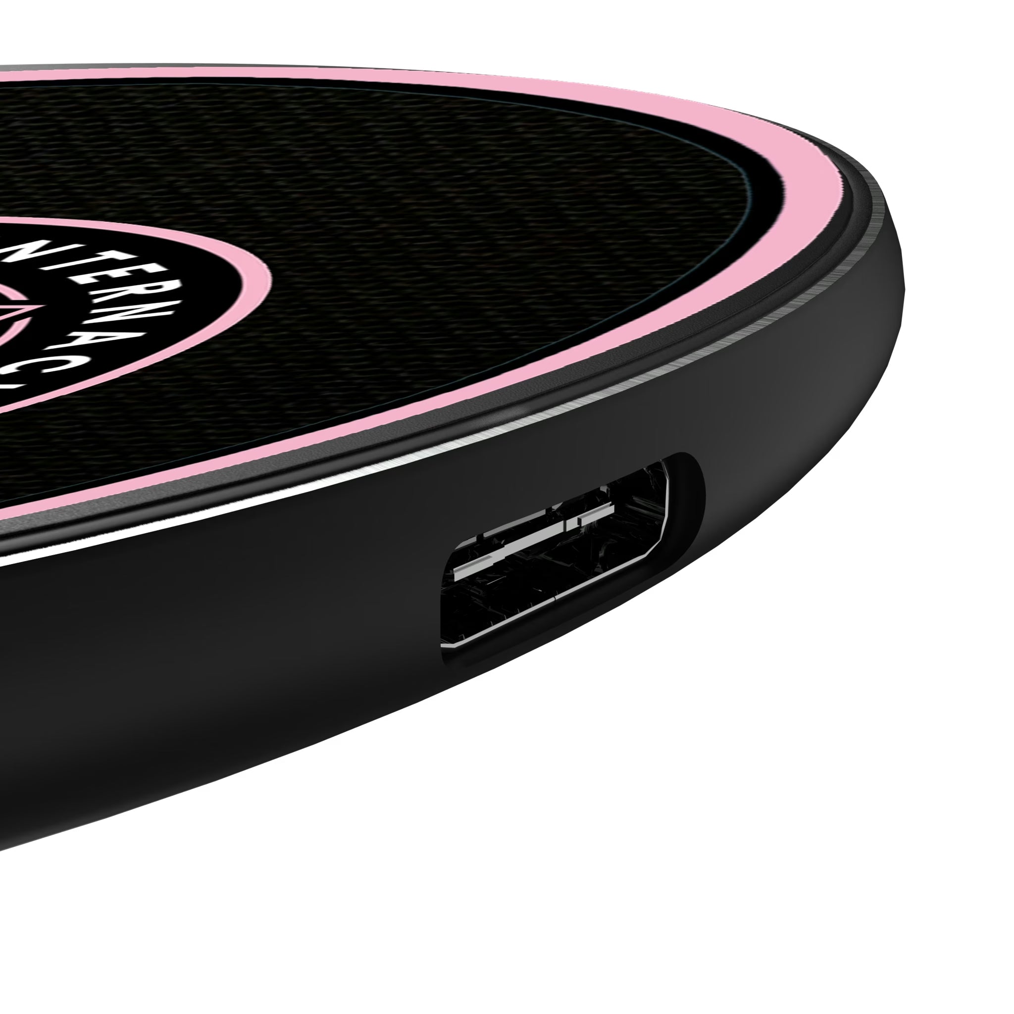 Inter Miami CF Personalized Endzone Solid 15-Watt Wireless Charger - Detail