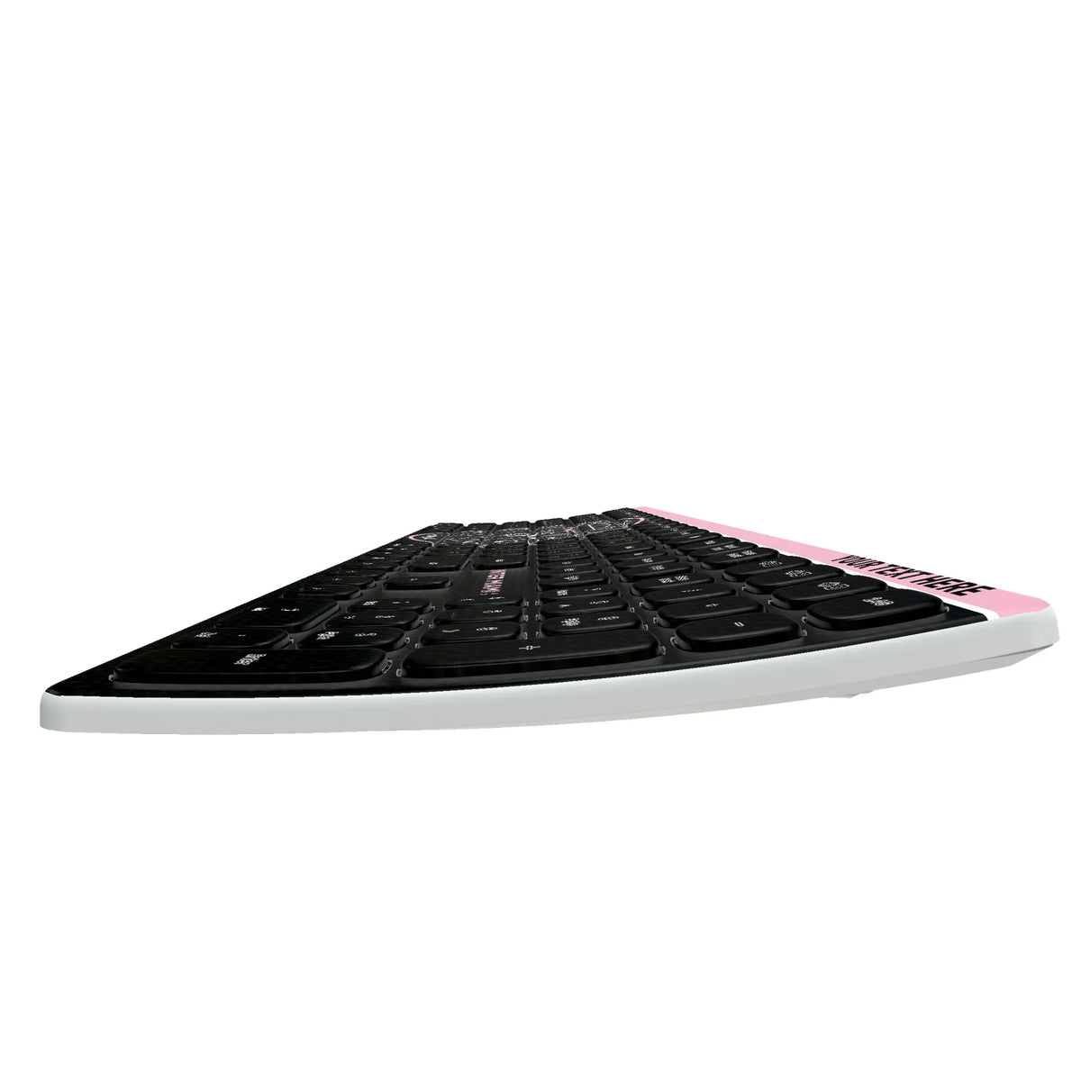 Inter Miami CF Personalized Endzone Solid KKB605 Curved Wireless Keyboard
