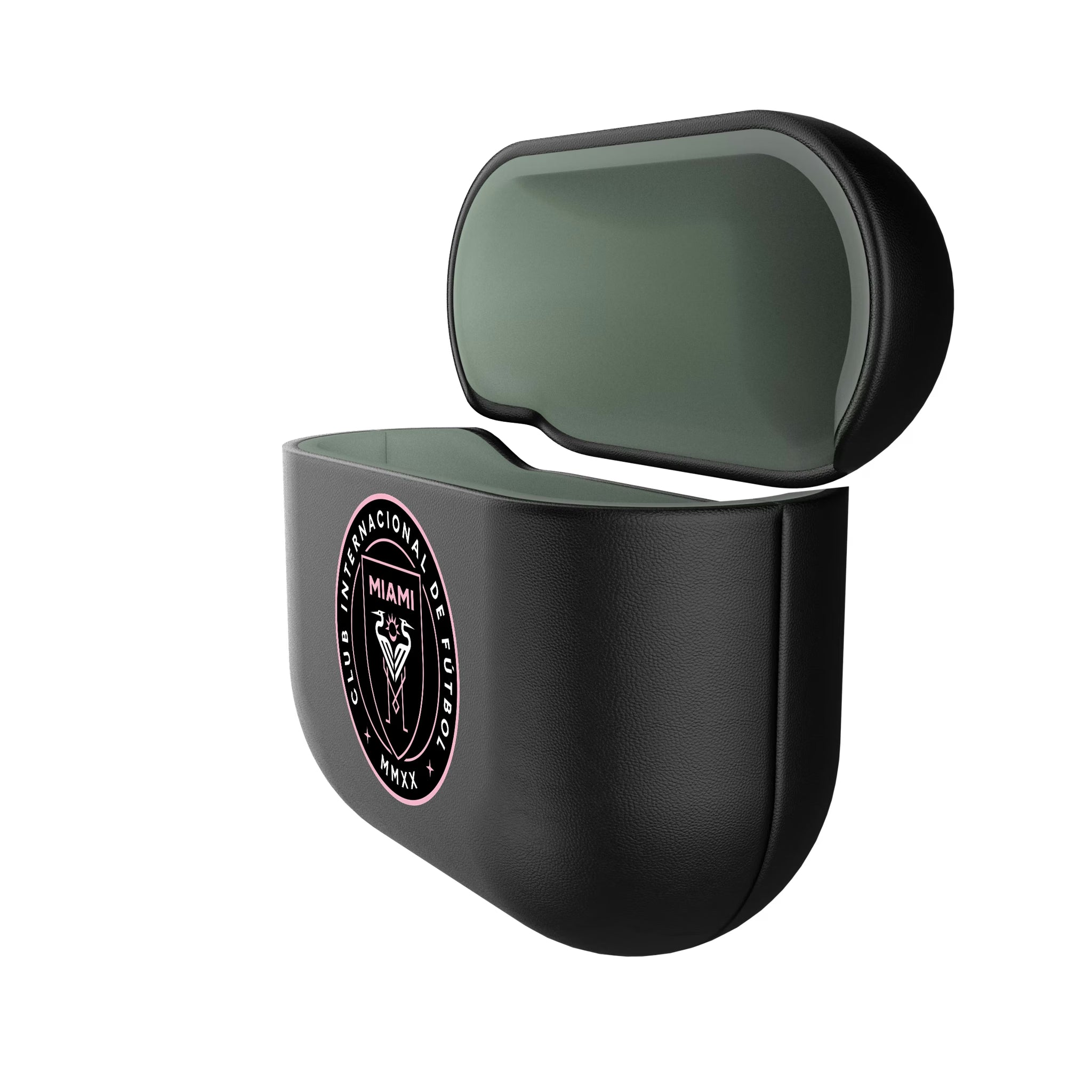 Inter Miami CF Personalized Insignia AirPods AirPod Case Cover - Isometric View#Device_AirPods 4