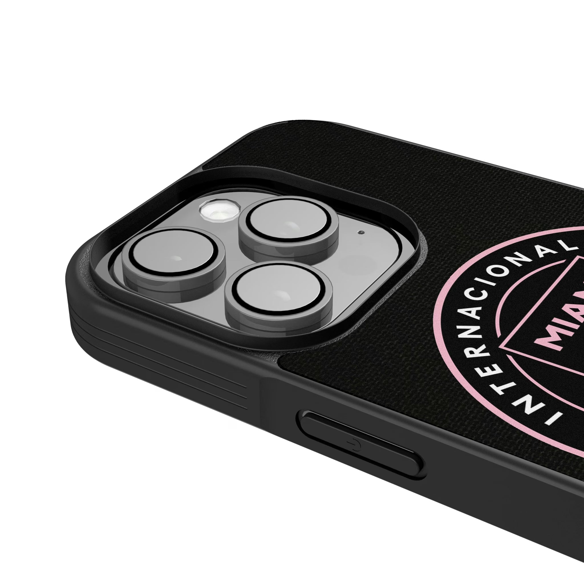 Inter Miami CF Personalized Stripe iPhone Bump Phone Case for Apple iPhone - Detail