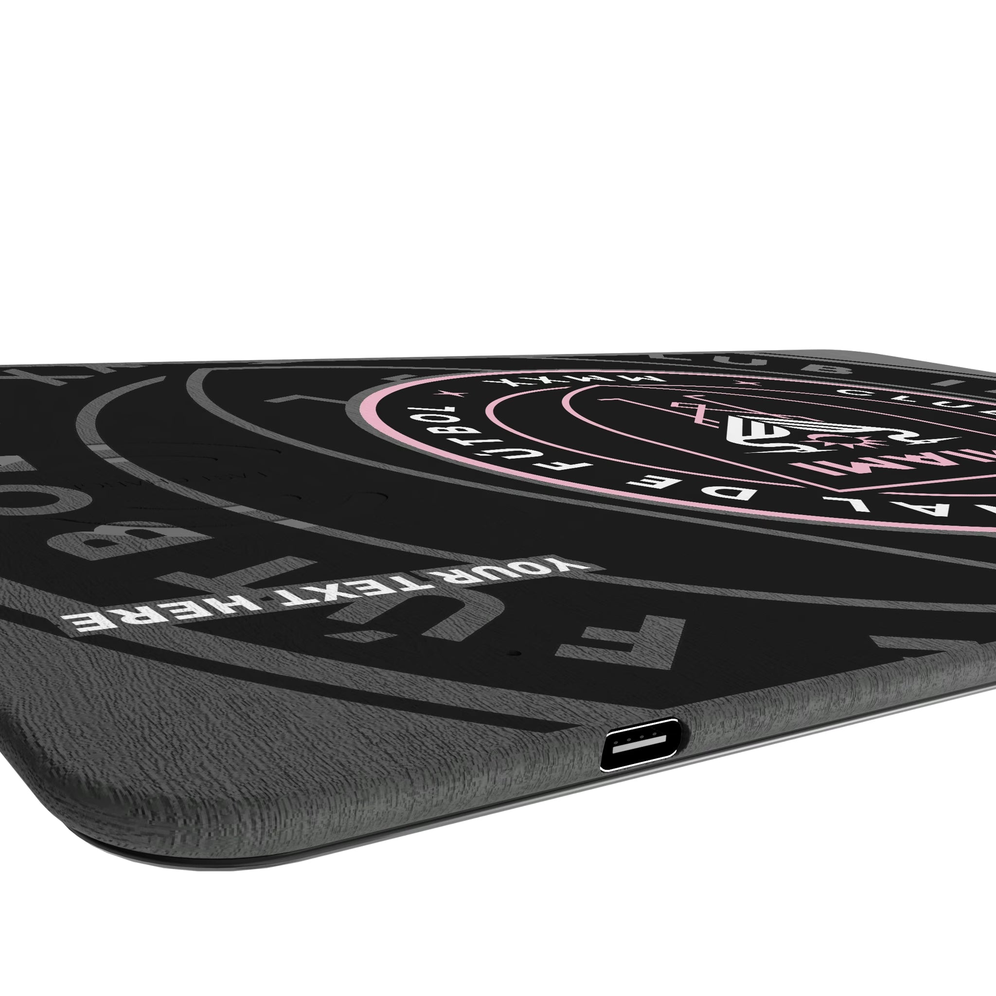 Inter Miami CF Personalized Tilt 15-Watt Wireless Charger and Mouse Pad