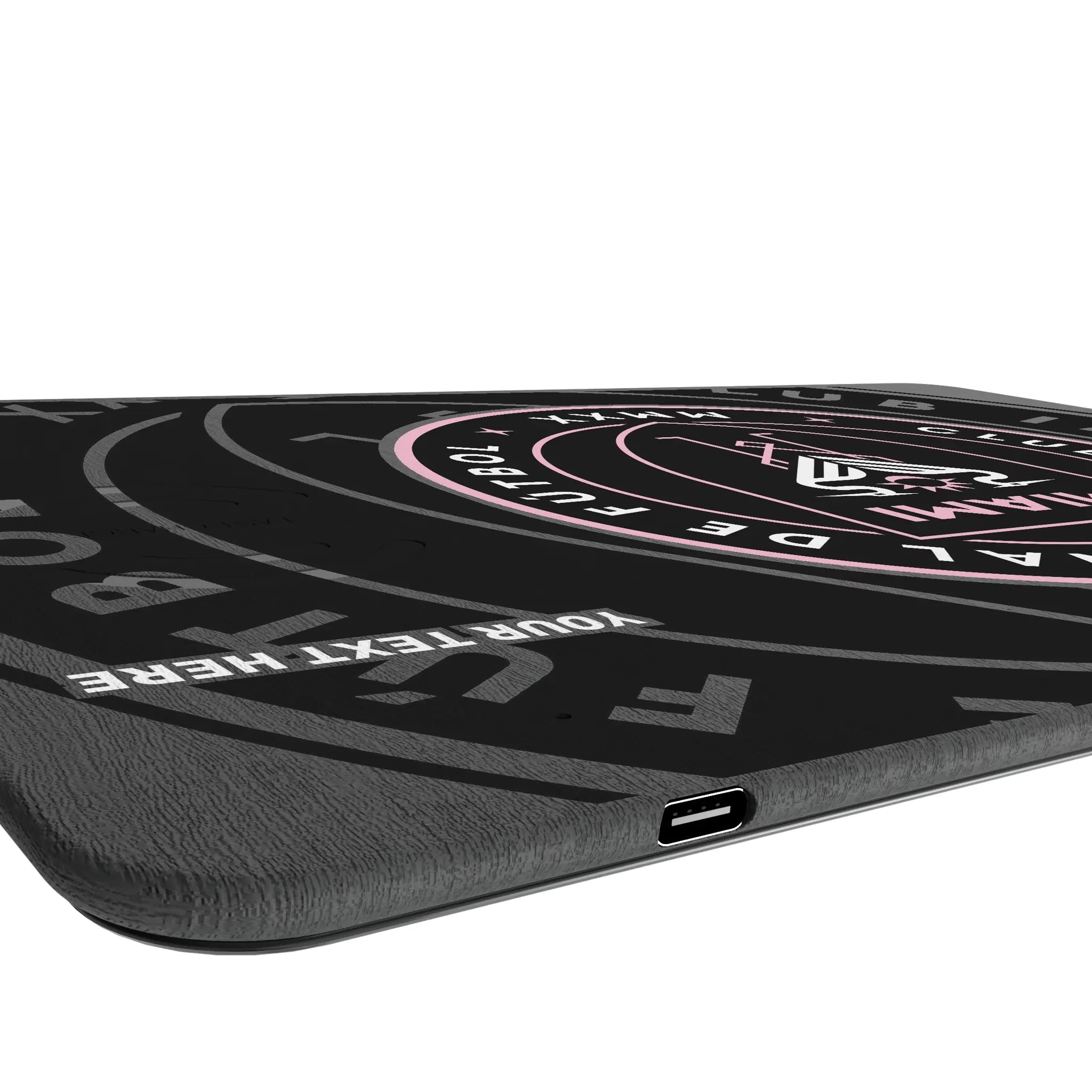 Inter Miami CF Personalized Tilt 15-Watt Wireless Charger and Mouse Pad