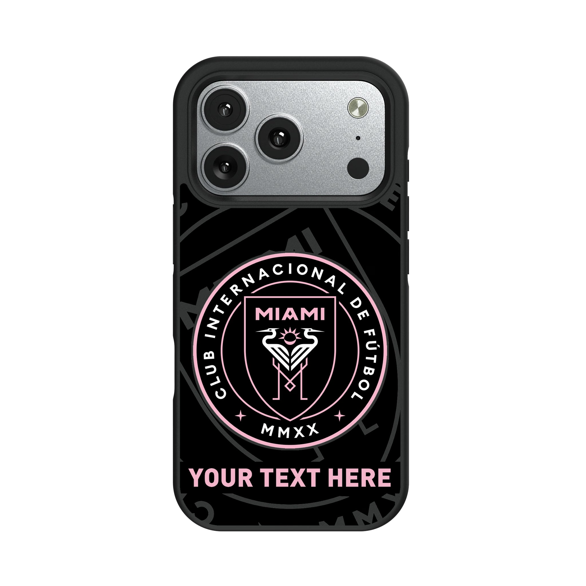 Inter Miami CF Personalized Tilt iPhone Bump Phone Case for Apple iPhone#Device_iPhone 17 Pro