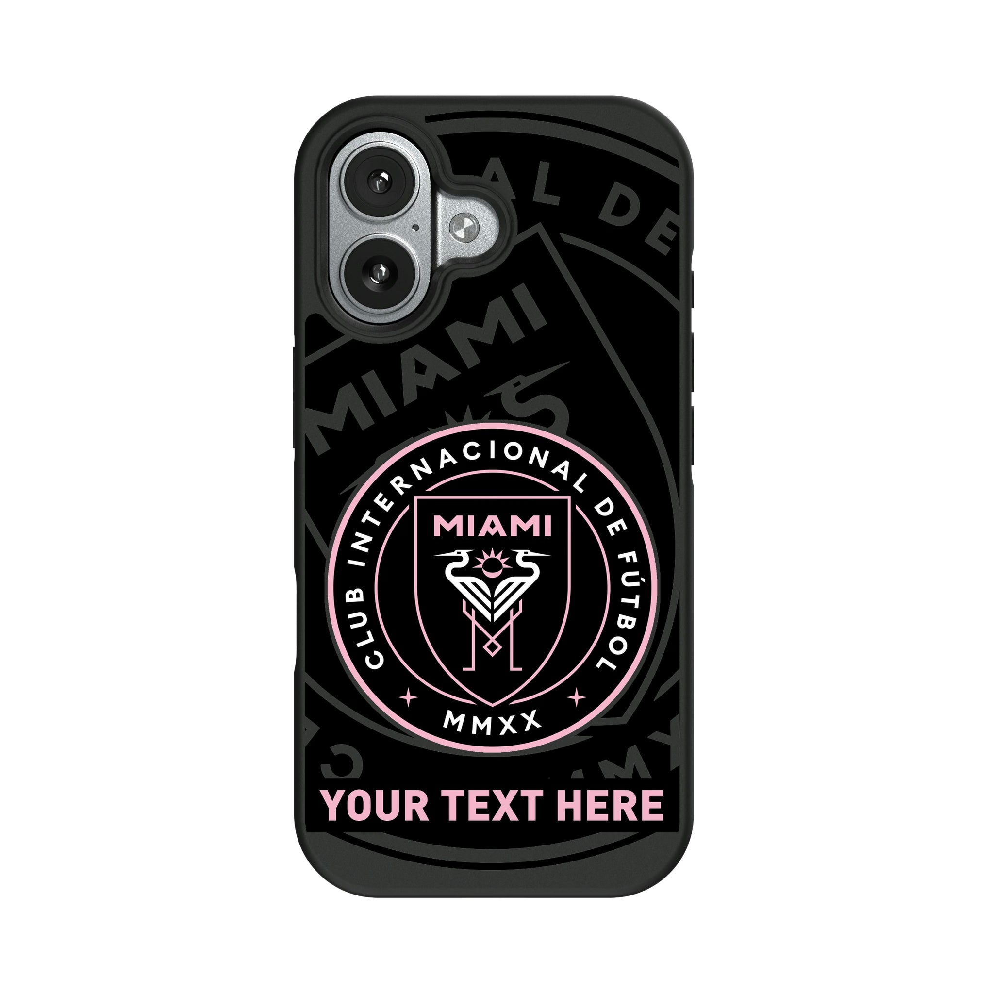 Inter Miami CF Personalized Tilt iPhone Bump Phone Case for Apple iPhone#Device_iPhone 17