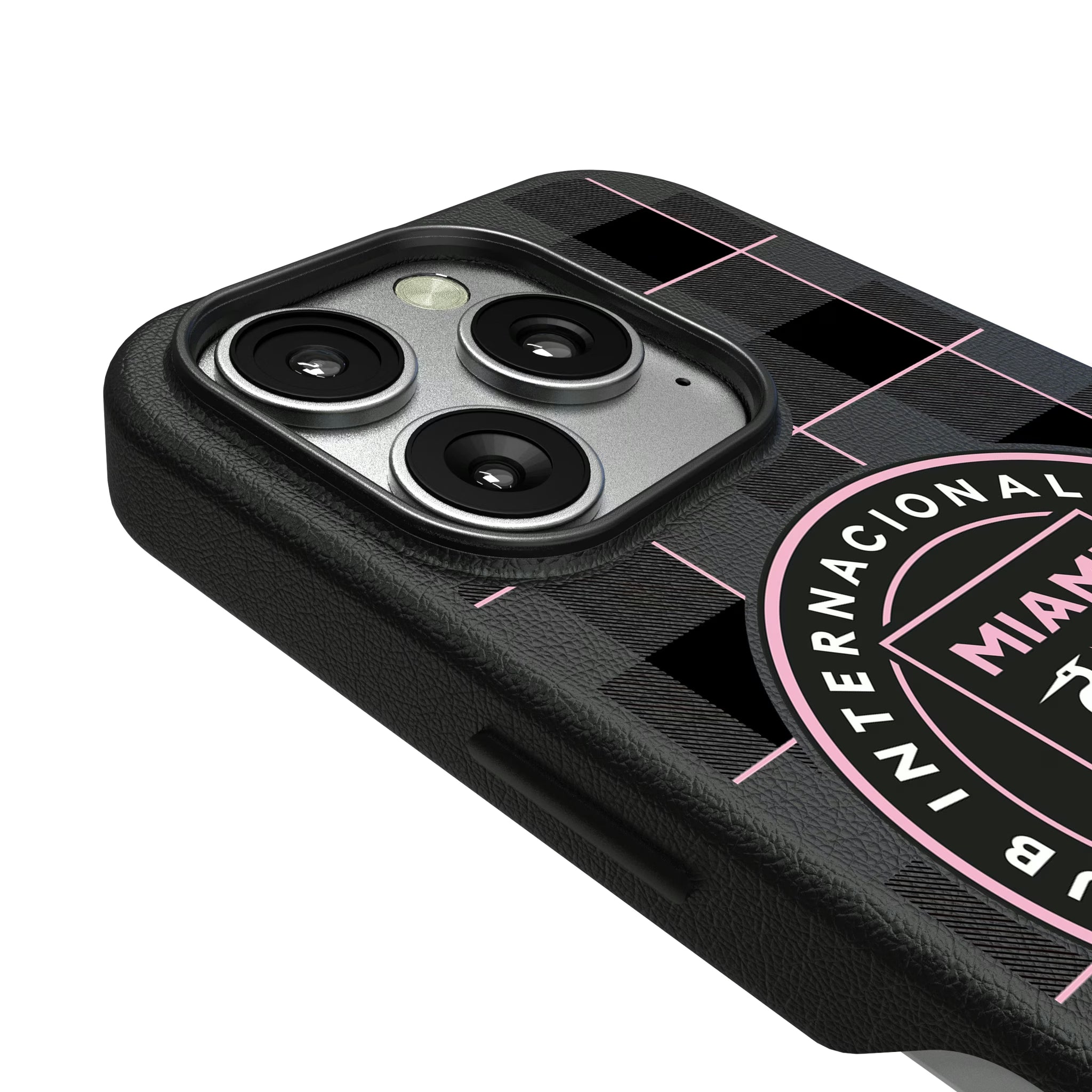 Inter Miami CF Plaid iPhone MagSafe Compatible Phone Case for Apple iPhone - Detail