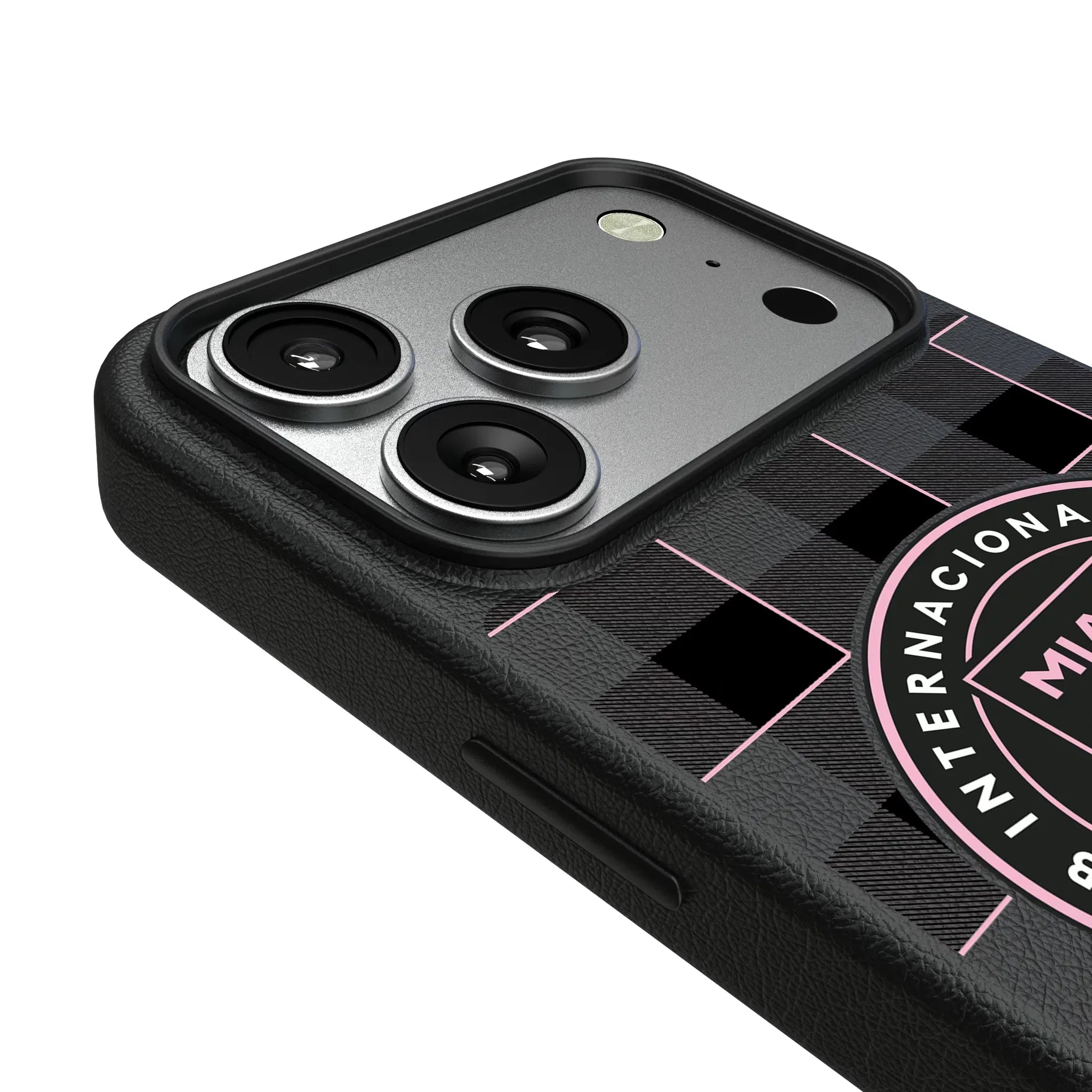 Inter Miami CF Plaid iPhone MagSafe Compatible Phone Case for Apple iPhone - Detail#Device_iPhone 17 Pro