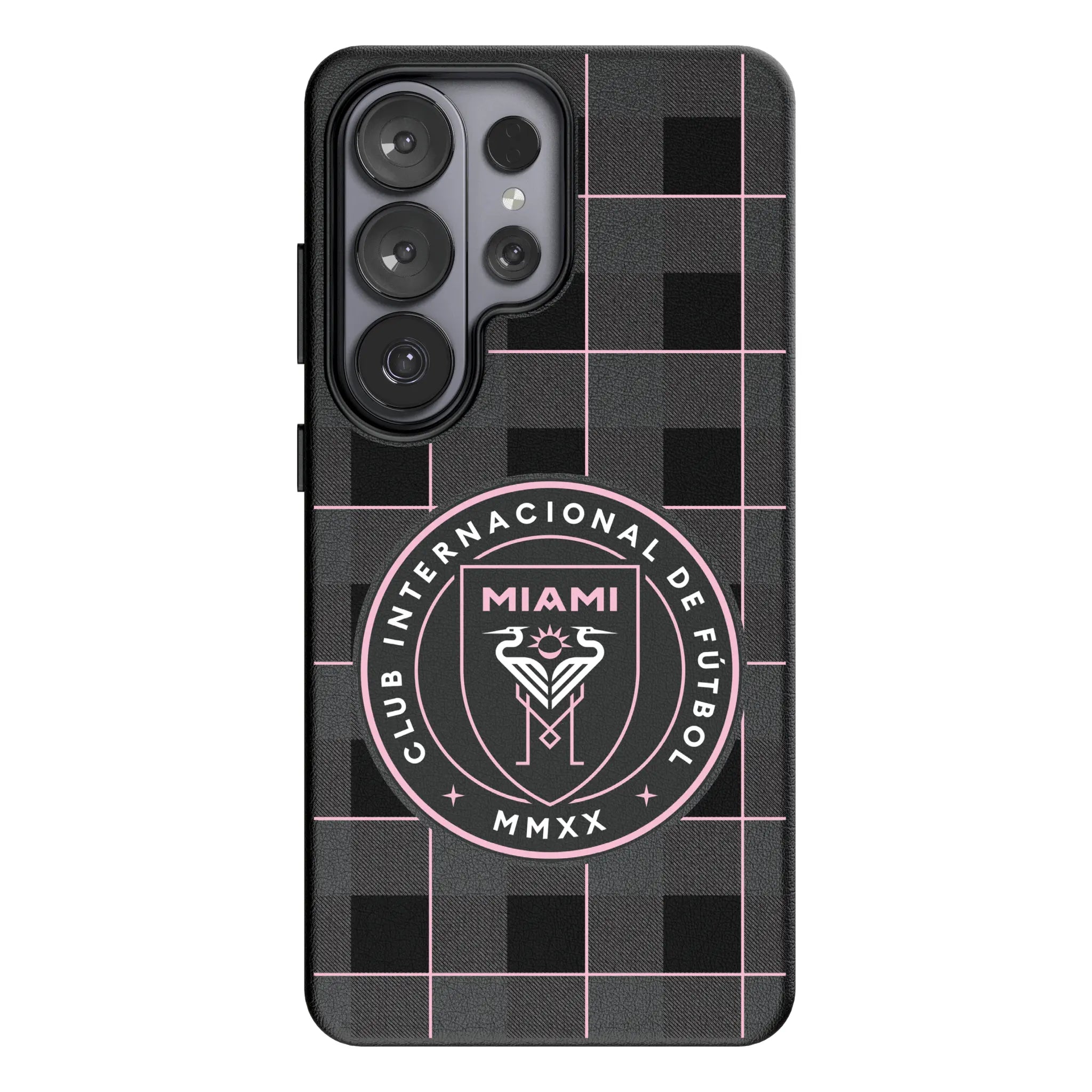 Inter Miami CF Plaid Galaxy MagSafe Compatible Phone Case for Samsung Galaxy#Device_Galaxy S26 Ultra