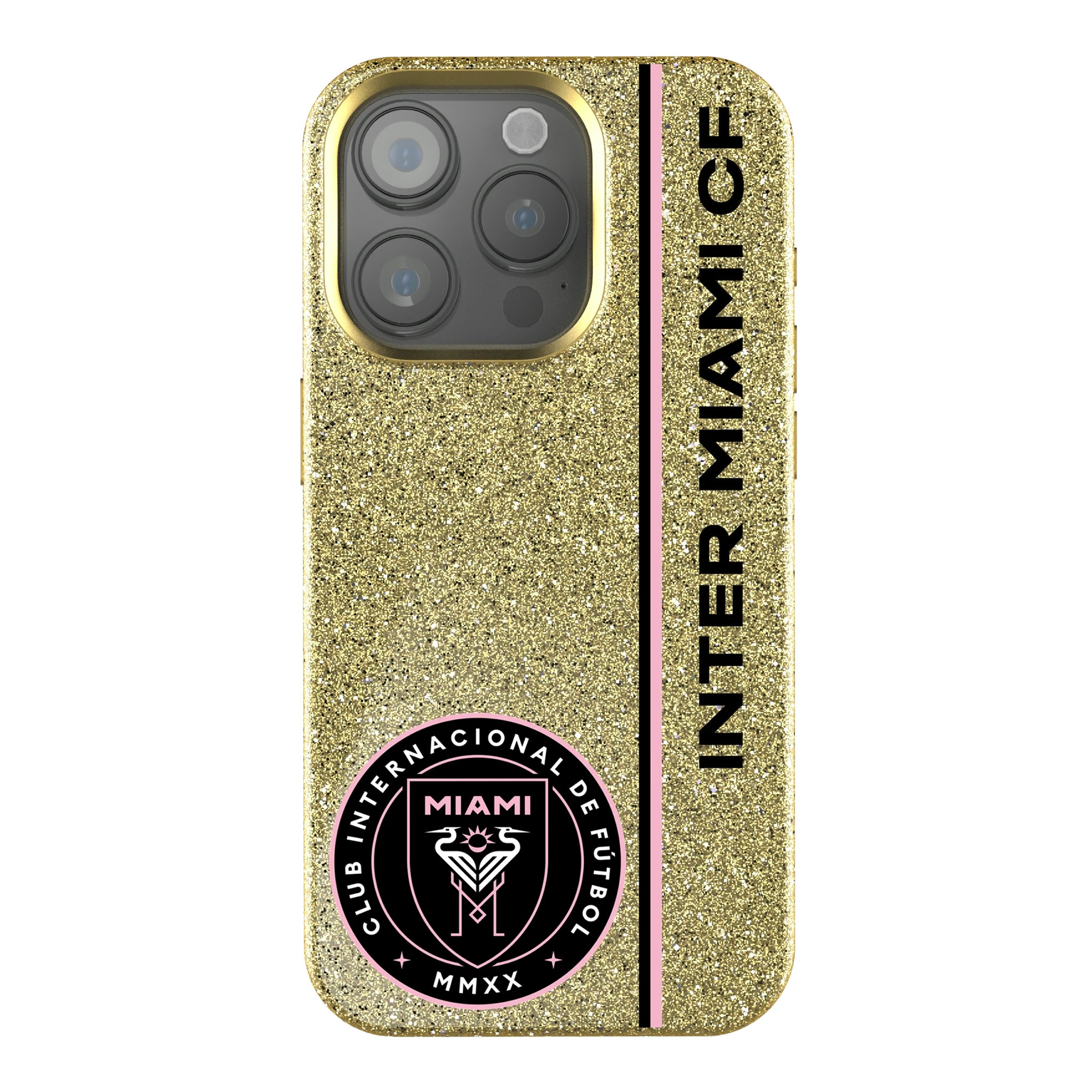 Inter Miami CF Sidebar iPhone Bling Phone Case for Apple iPhone