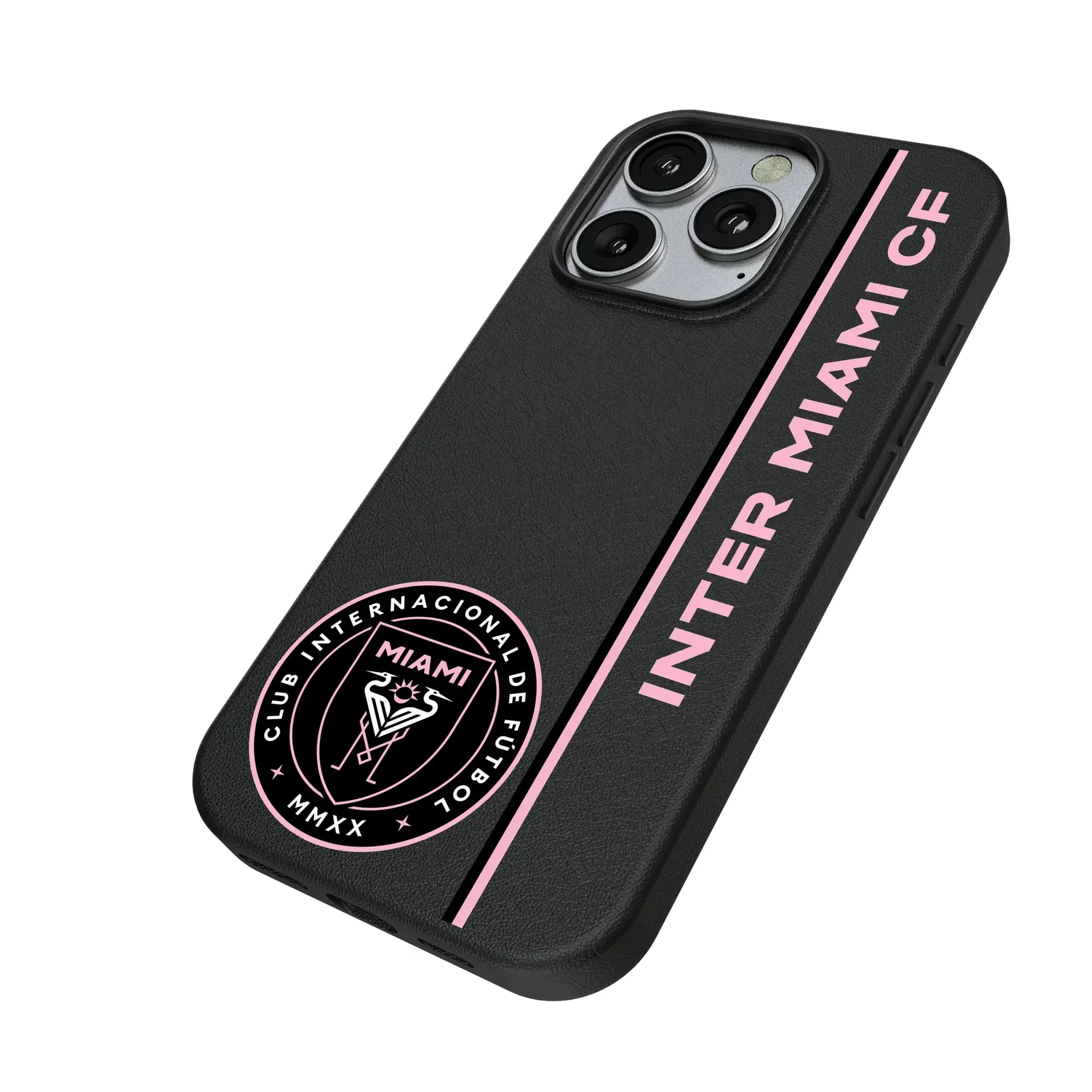 Inter Miami CF Sidebar iPhone MagSafe Compatible Phone Case for Apple iPhone - Isometric View