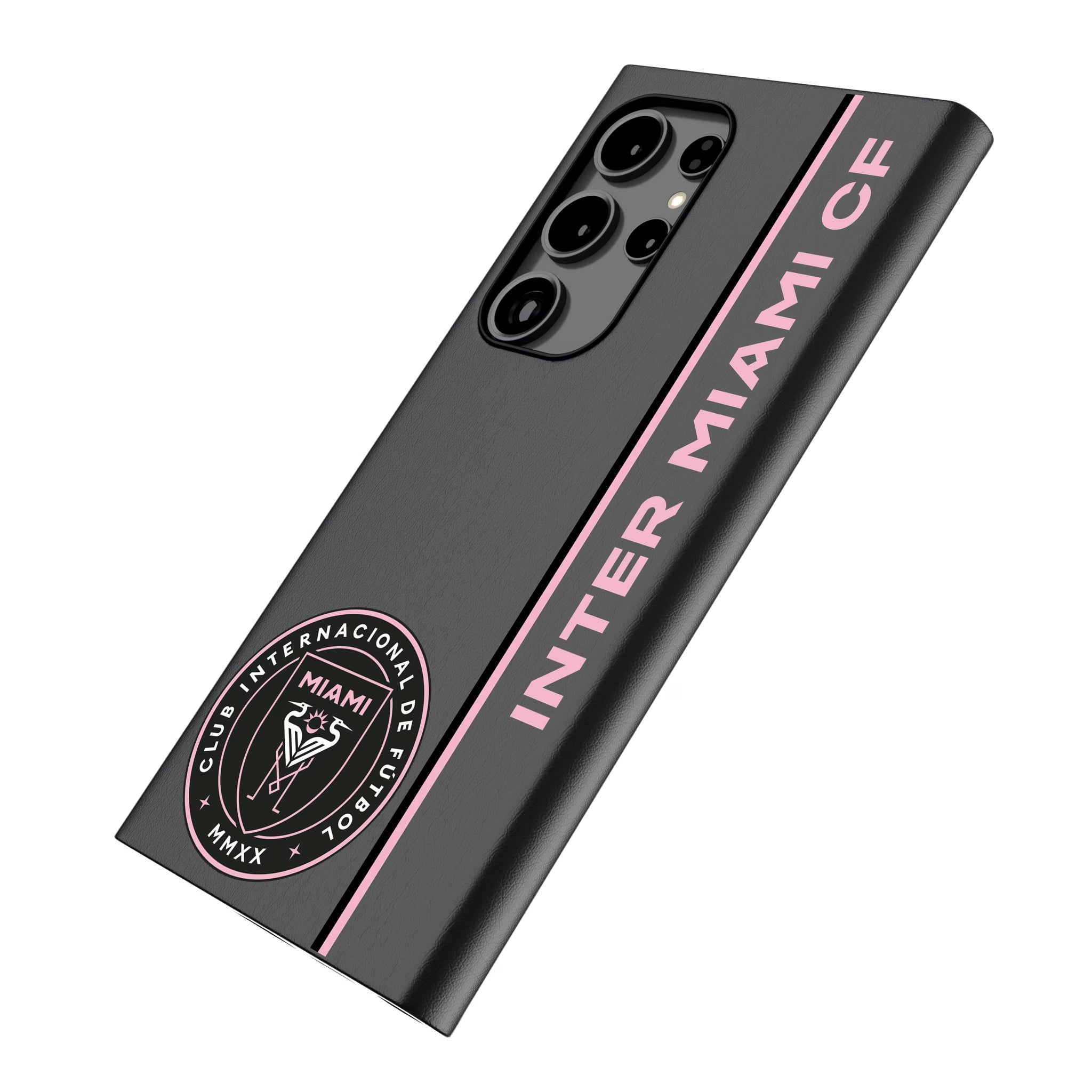 Inter Miami CF Sidebar Galaxy MagSafe Compatible Phone Case for Samsung Galaxy - Isometric View