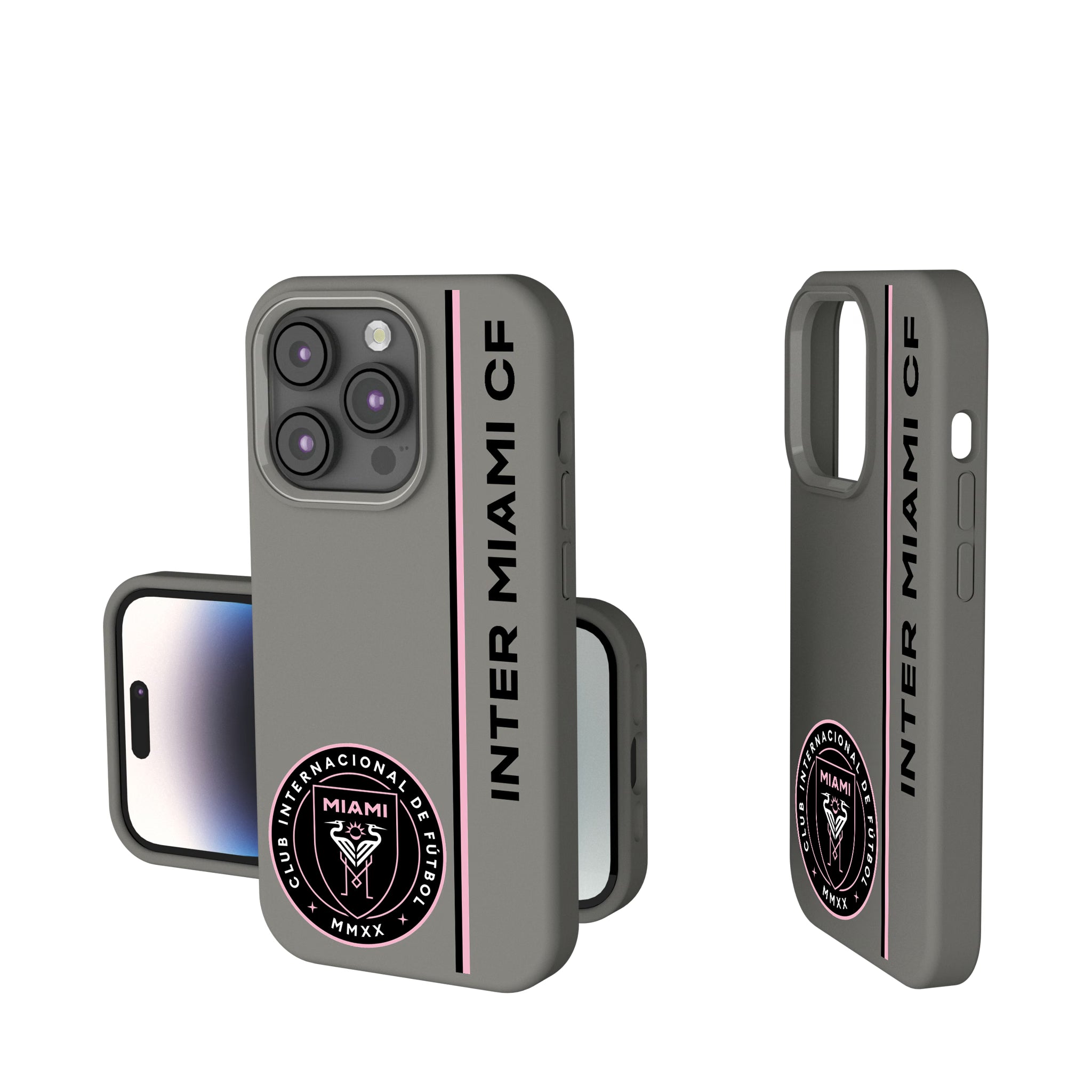 Inter Miami CF Sidebar iPhone Soft Touch Phone Case for Apple iPhone
