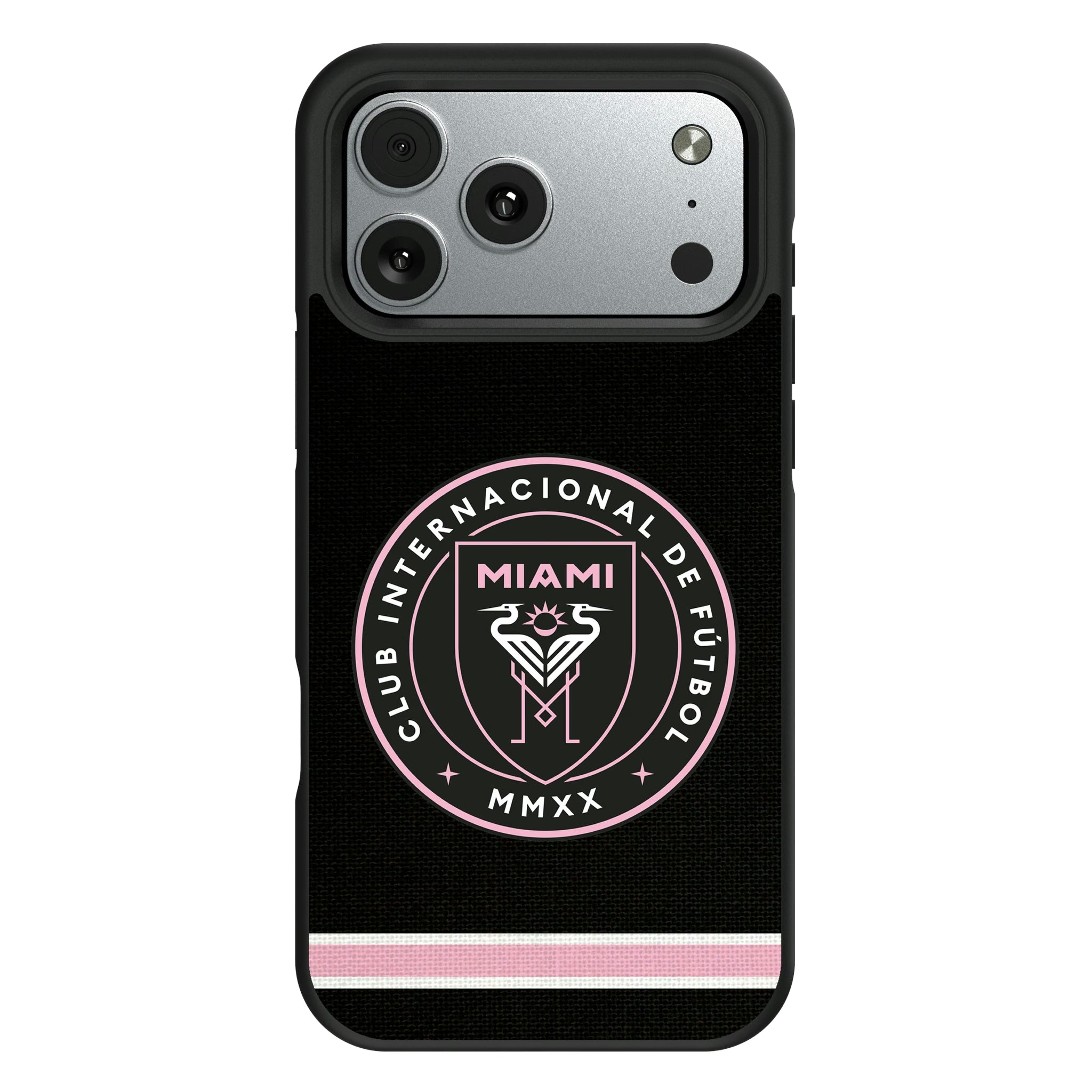 Inter Miami CF Stripe iPhone Bump Phone Case for Apple iPhone#Device_iPhone 17 Pro Max