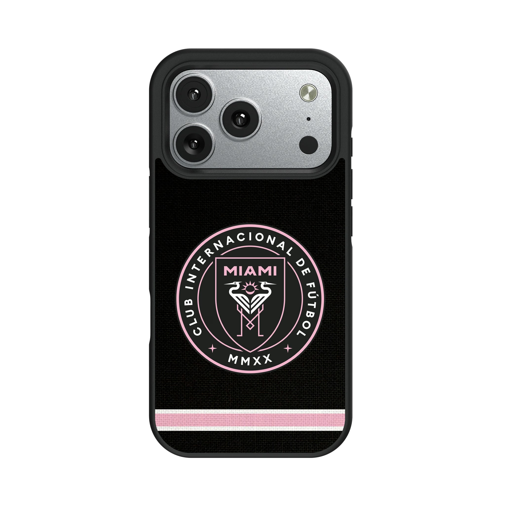 Inter Miami CF Stripe iPhone Bump Phone Case for Apple iPhone#Device_iPhone 17 Pro