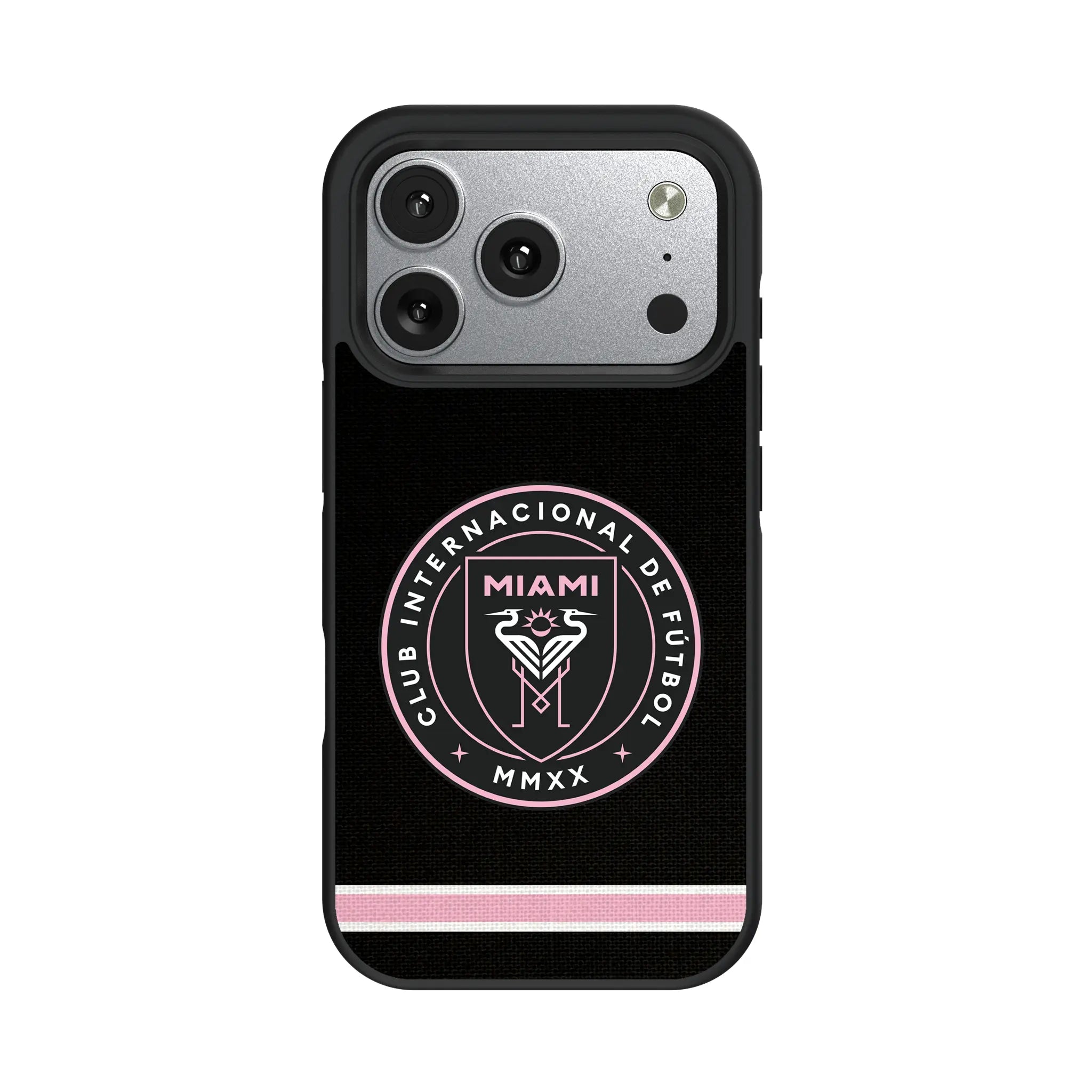 Inter Miami CF Stripe iPhone Bump Phone Case for Apple iPhone#Device_iPhone 17 Pro