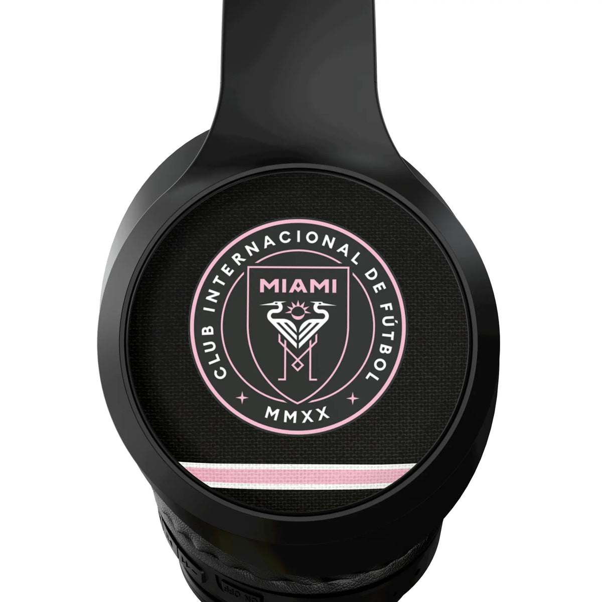 Inter Miami CF Stripe Wireless Over-Ear Headphones With Case - Detail