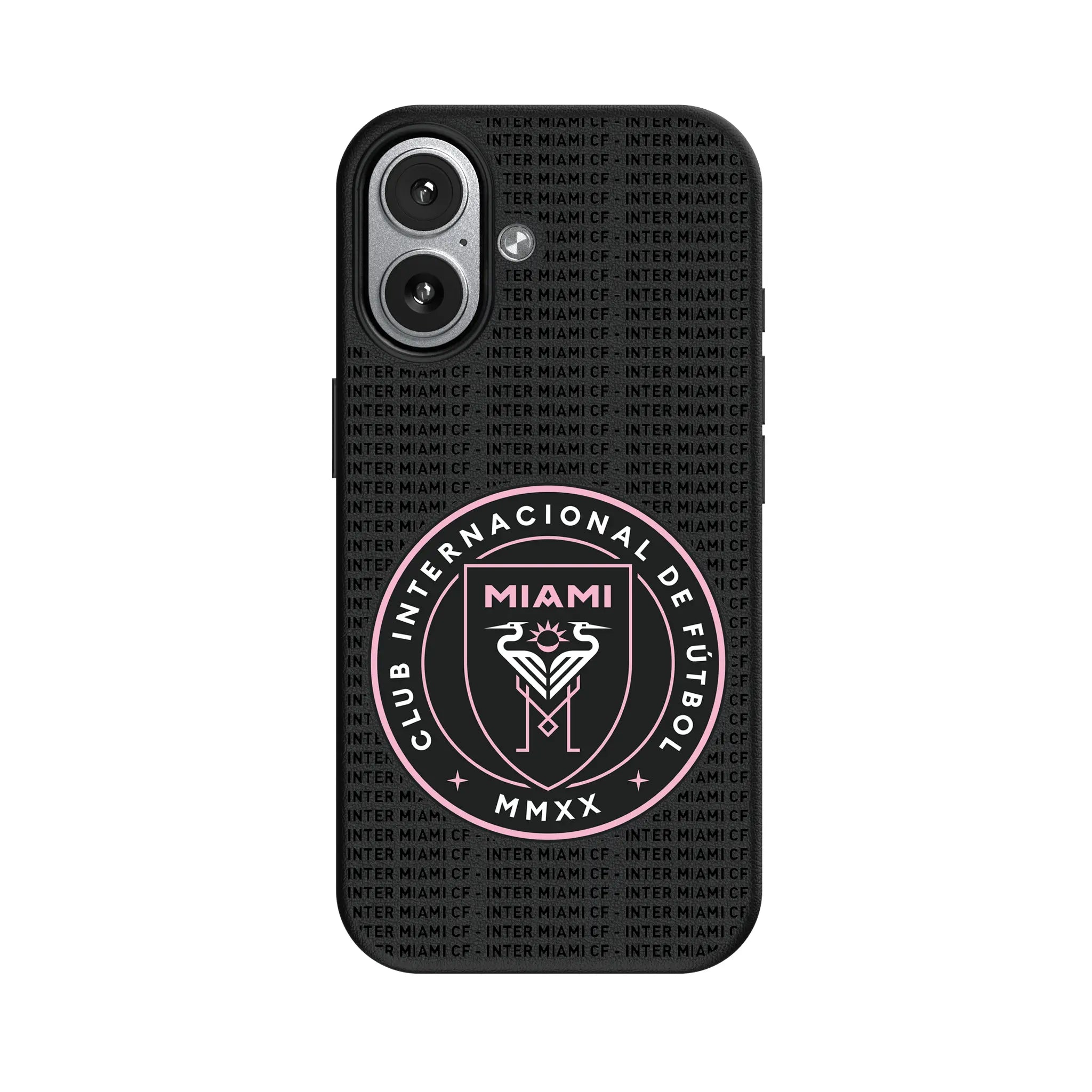 Inter Miami CF Text Backdrop iPhone MagSafe Compatible Phone Case for Apple iPhone#Device_iPhone 17