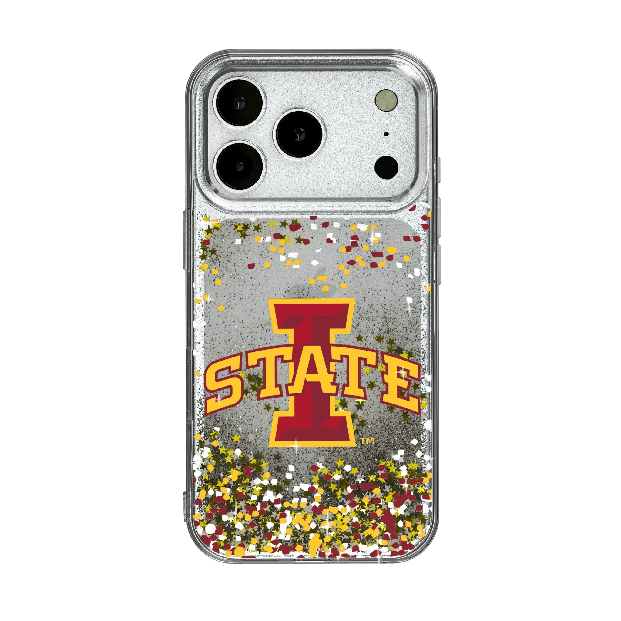 Iowa State University Cyclones Confetti iPhone Glitter Phone Case for Apple iPhone