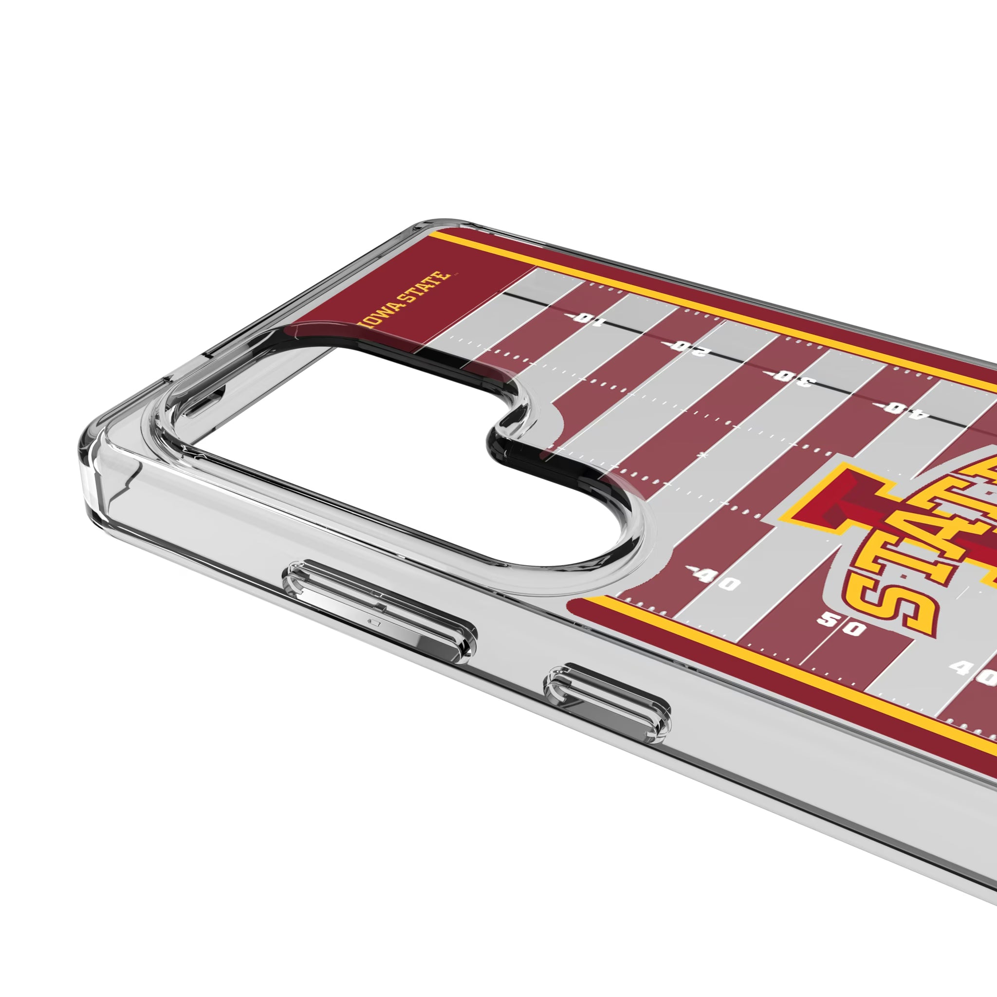 Iowa State University Cyclones Field Galaxy Clear Phone Case for Samsung Galaxy - Detail