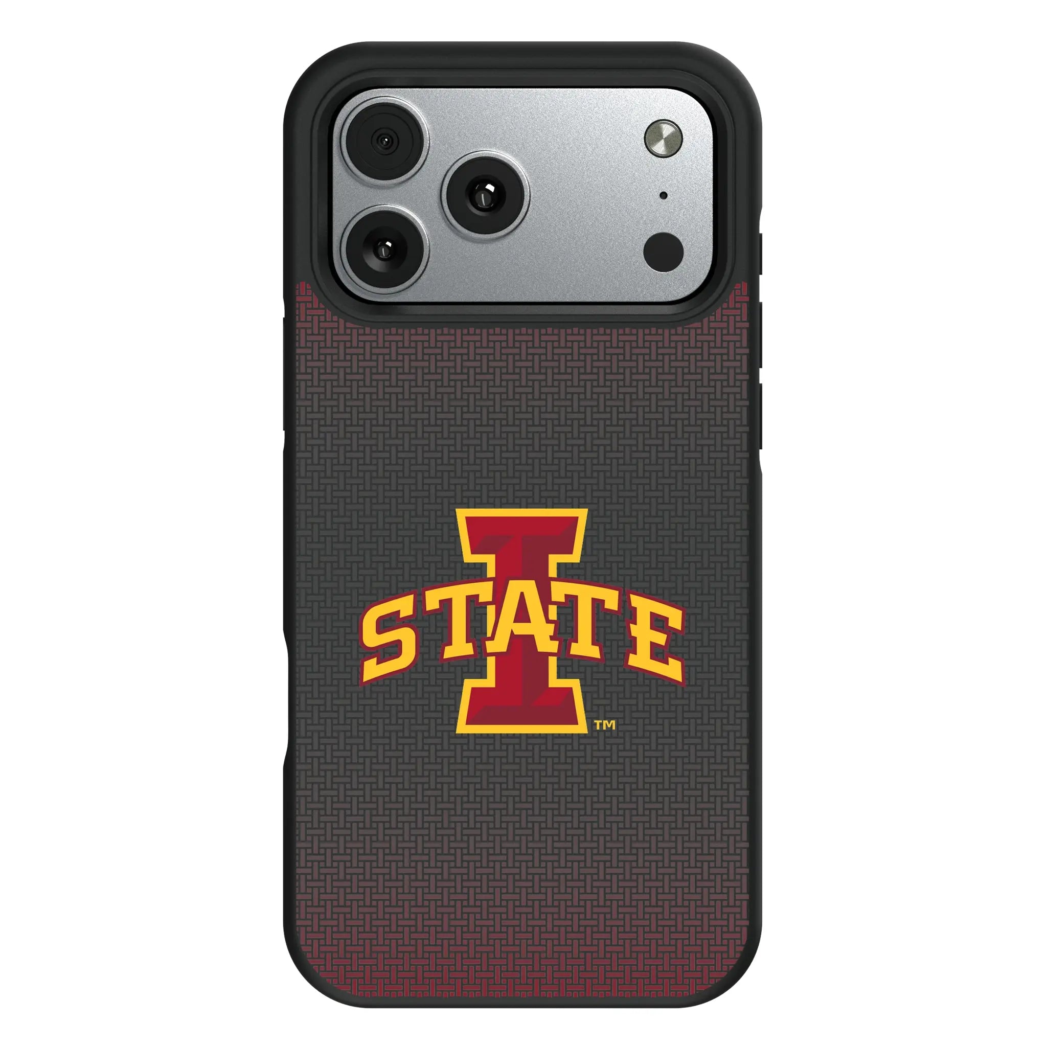Iowa State University Cyclones Linen iPhone Bump Phone Case for Apple iPhone#Device_iPhone 17 Pro Max