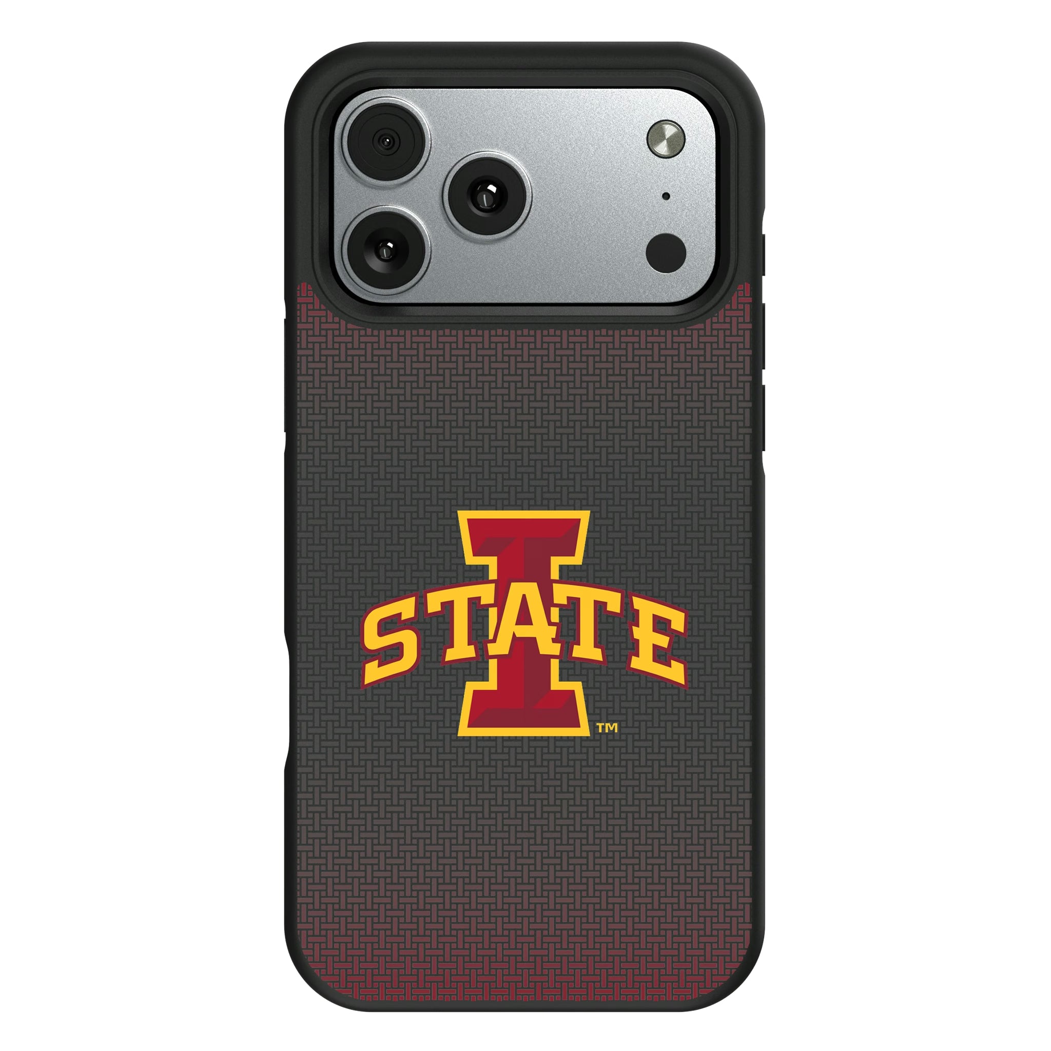 Iowa State University Cyclones Linen iPhone Bump Phone Case for Apple iPhone#Device_iPhone 17 Pro Max