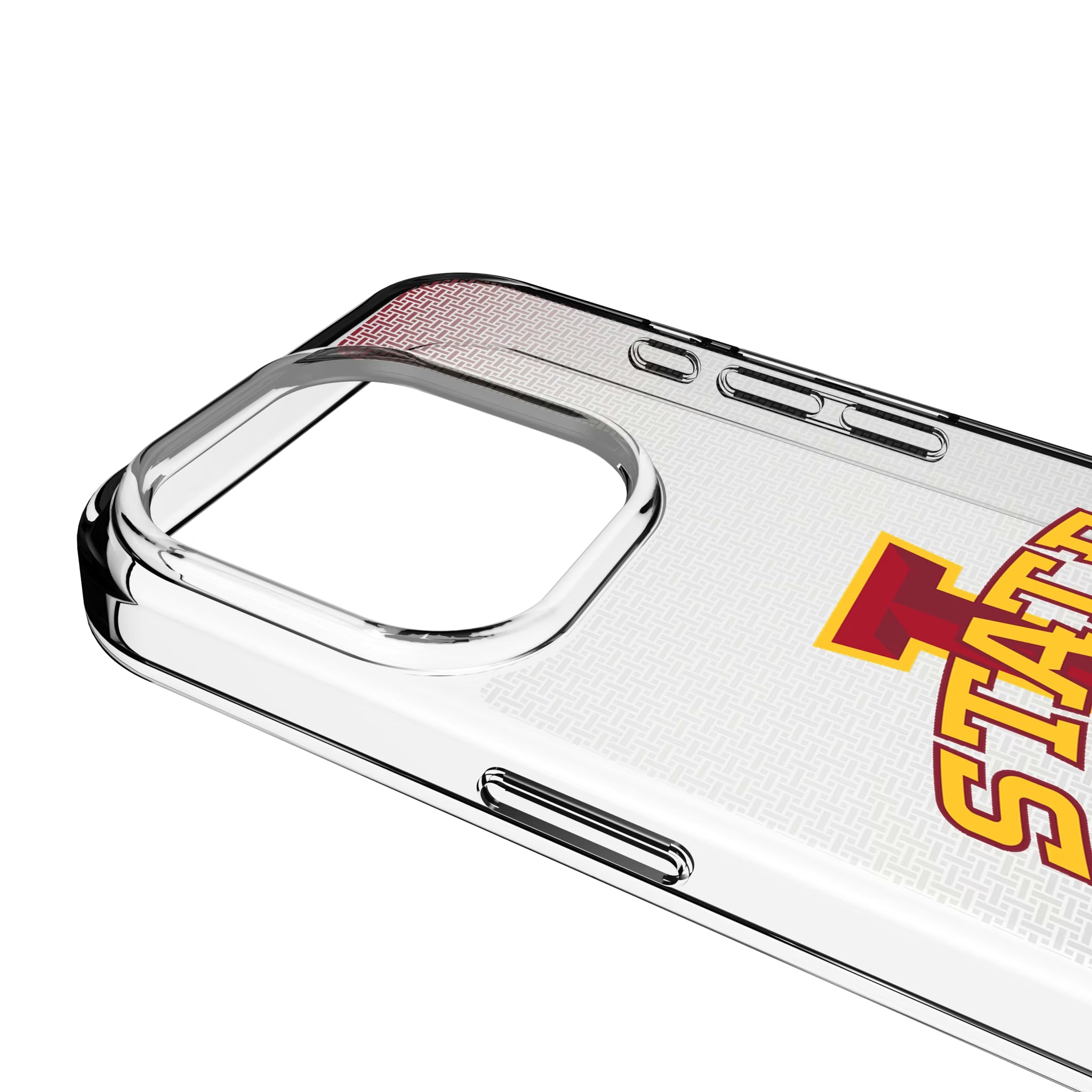Iowa State University Cyclones Linen iPhone Clear Phone Case for Apple iPhone - Detail