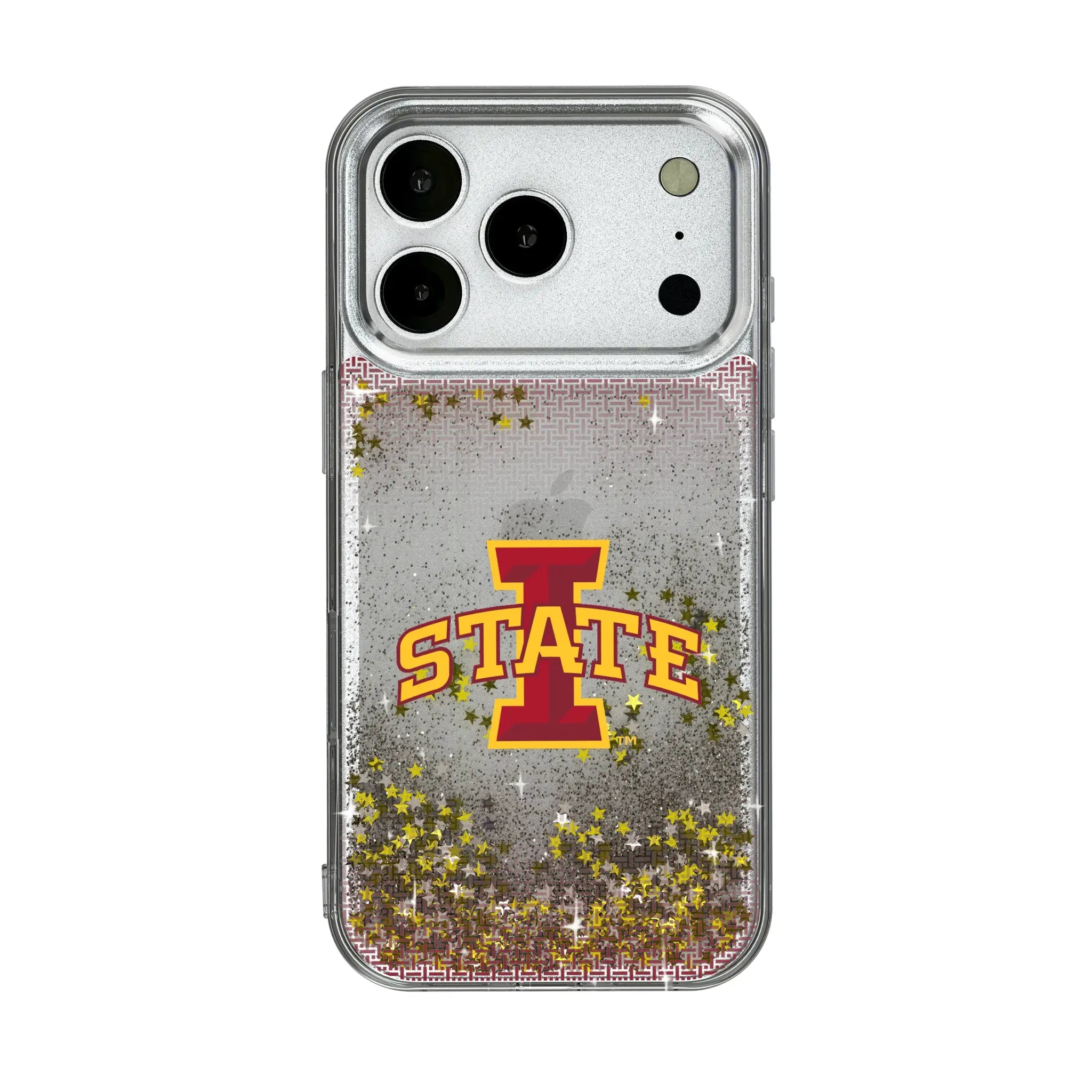 Iowa State University Cyclones Linen iPhone Glitter Phone Case for Apple iPhone