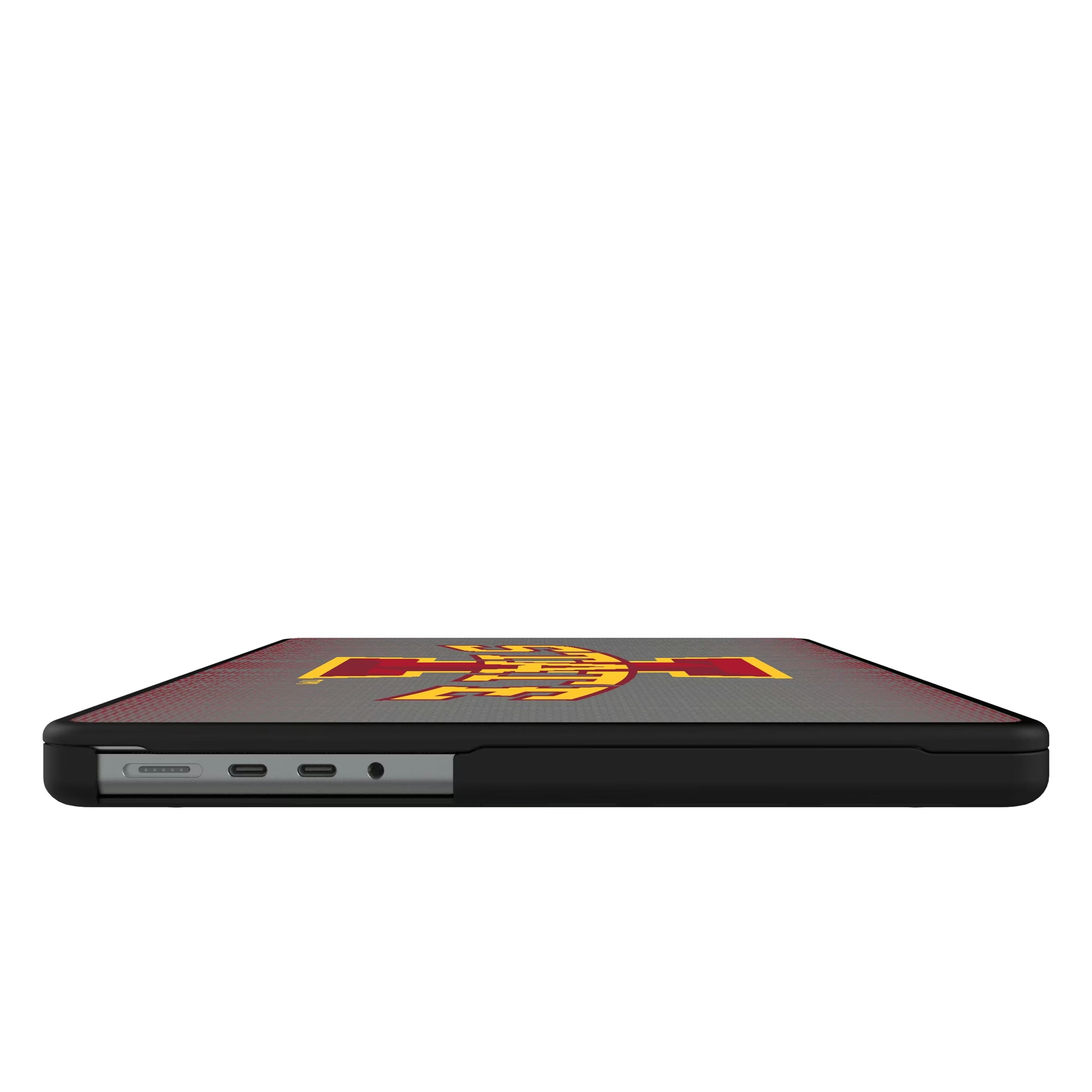 Iowa State University Cyclones Linen MacBook Laptop Case for Apple MacBook#Device_MacBook Pro (14-inch, 2021) / MacBook Pro (14-inch, 2023) / MacBook Pro (14-inch, 2024)