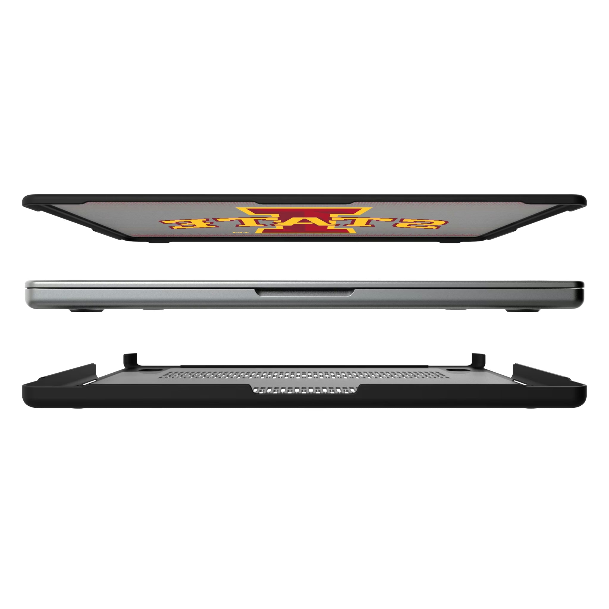 Iowa State University Cyclones Linen MacBook Laptop Case for Apple MacBook#Device_MacBook Pro (14-inch, 2021) / MacBook Pro (14-inch, 2023) / MacBook Pro (14-inch, 2024)
