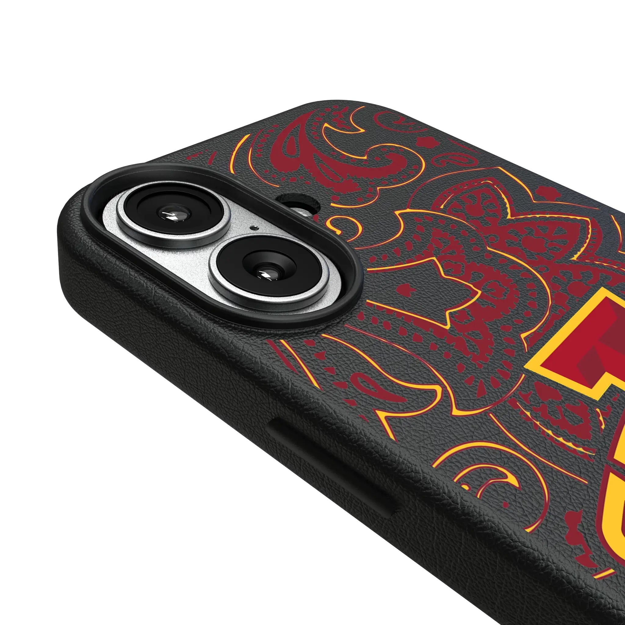 Iowa State University Cyclones Paisley iPhone MagSafe Compatible Phone Case for Apple iPhone - Detail#Device_iPhone 17
