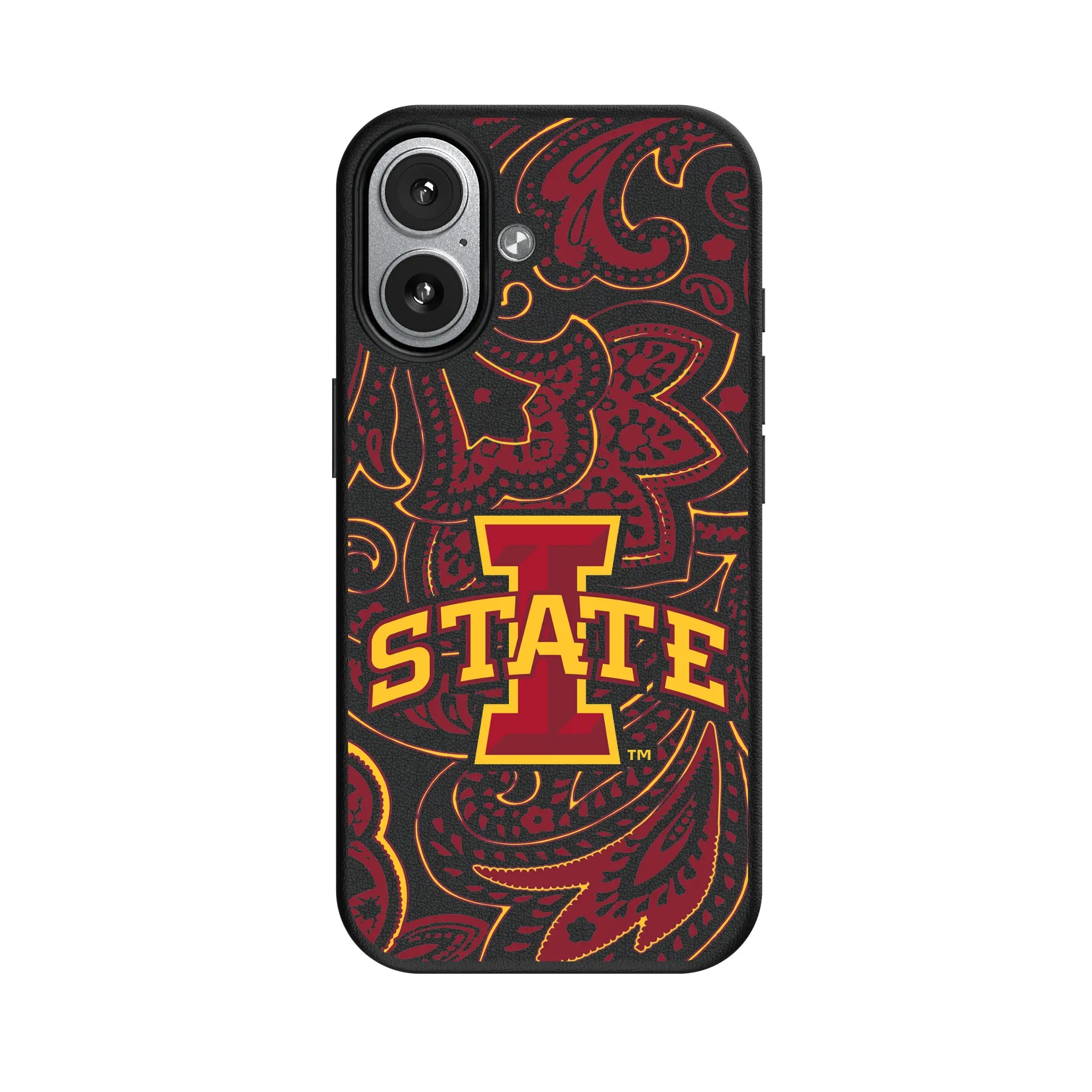 Iowa State University Cyclones Paisley iPhone MagSafe Compatible Phone Case for Apple iPhone#Device_iPhone 17