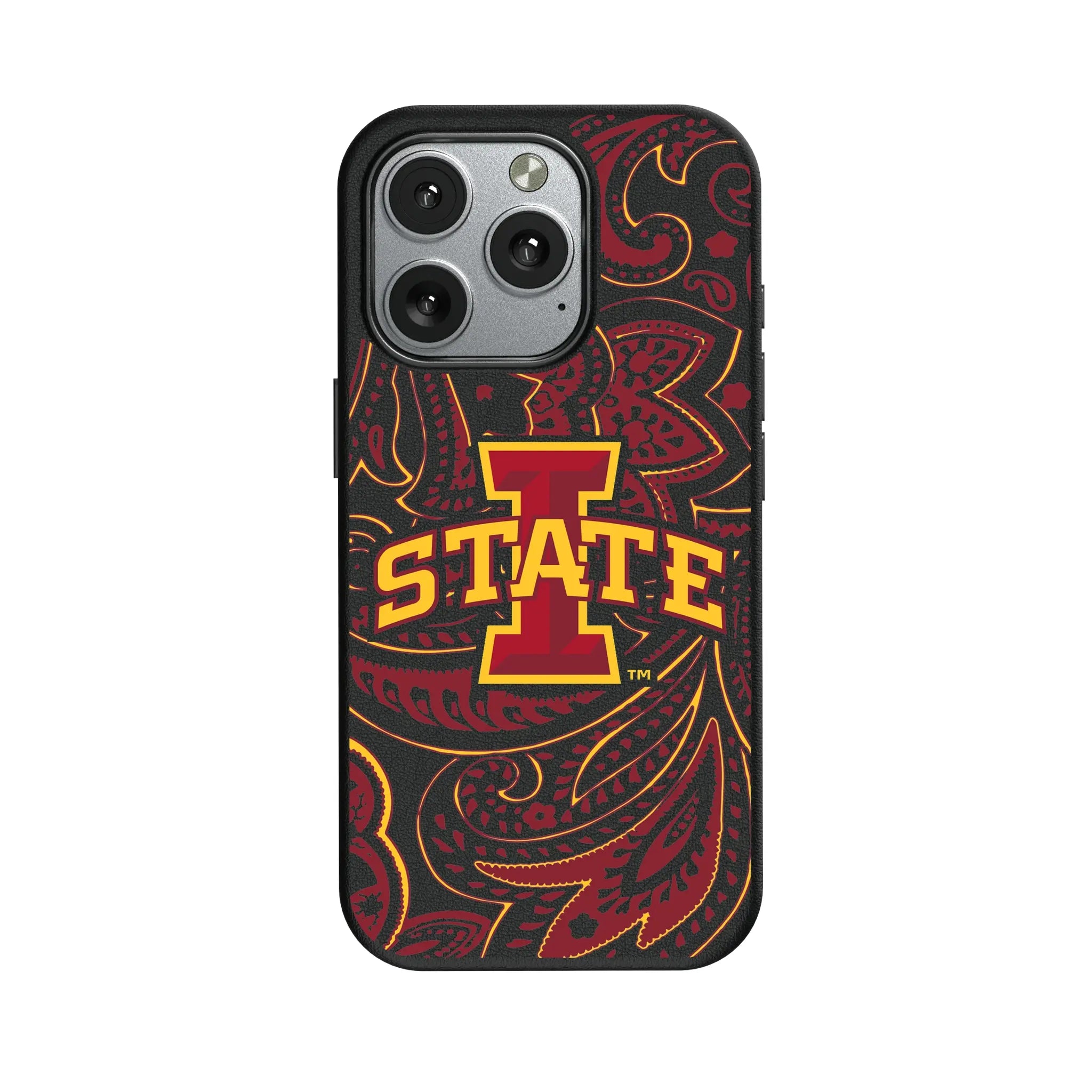 Iowa State University Cyclones Paisley iPhone MagSafe Compatible Phone Case for Apple iPhone
