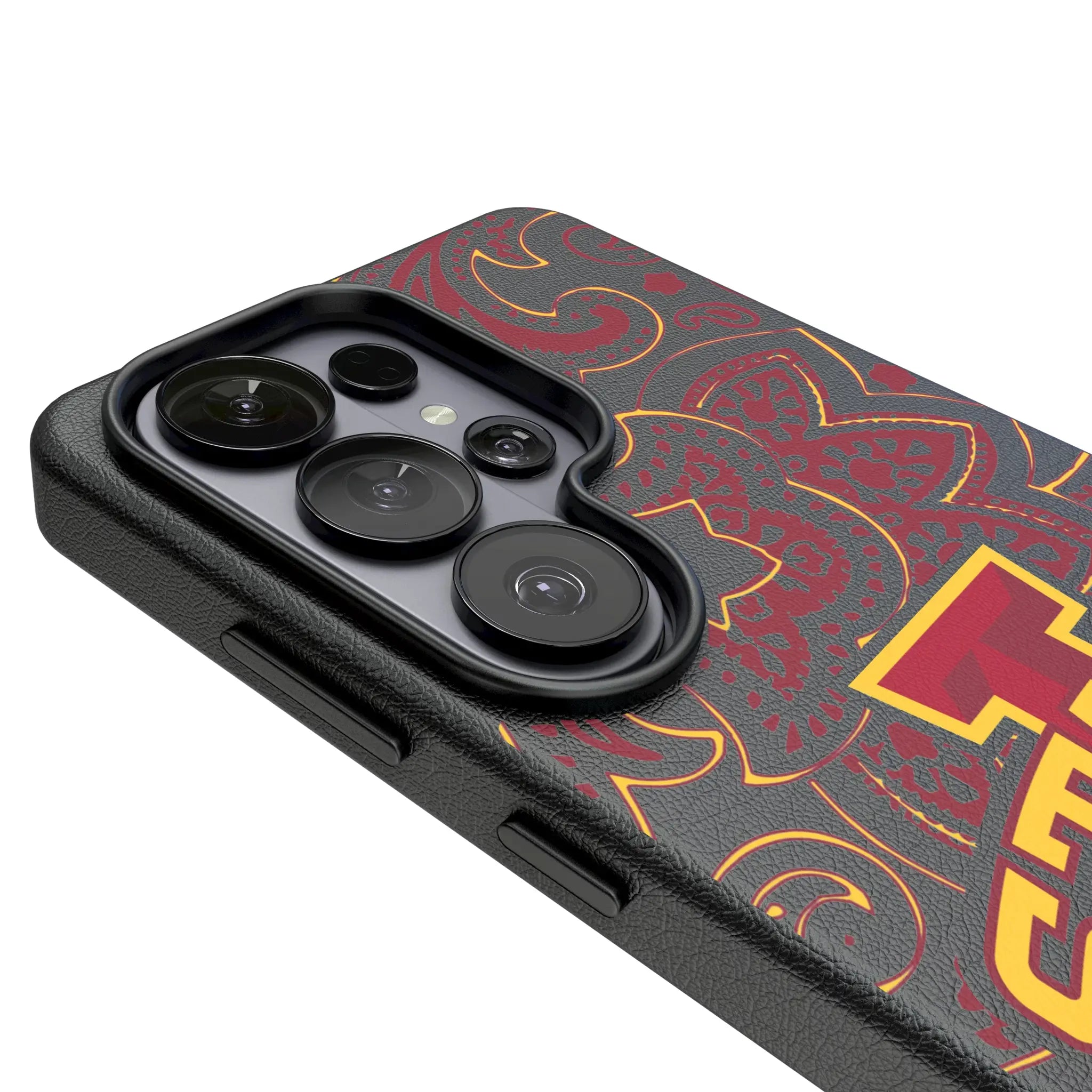 Iowa State University Cyclones Paisley Galaxy MagSafe Compatible Phone Case for Samsung Galaxy - Detail#Device_Galaxy S26 Ultra