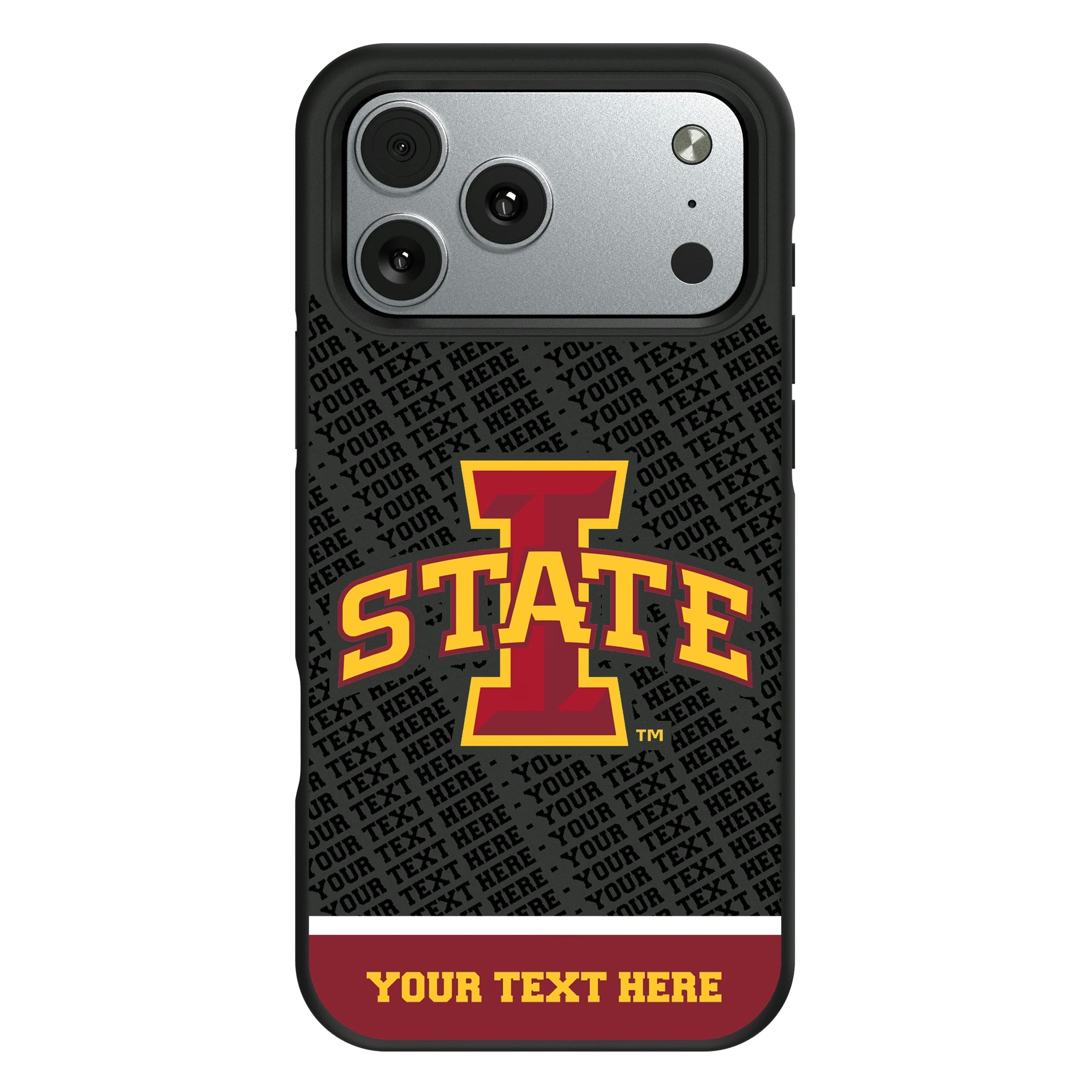 Iowa State University Cyclones Personalized EndZone Plus iPhone Bump Phone Case for Apple iPhone#Device_iPhone 17 Pro Max