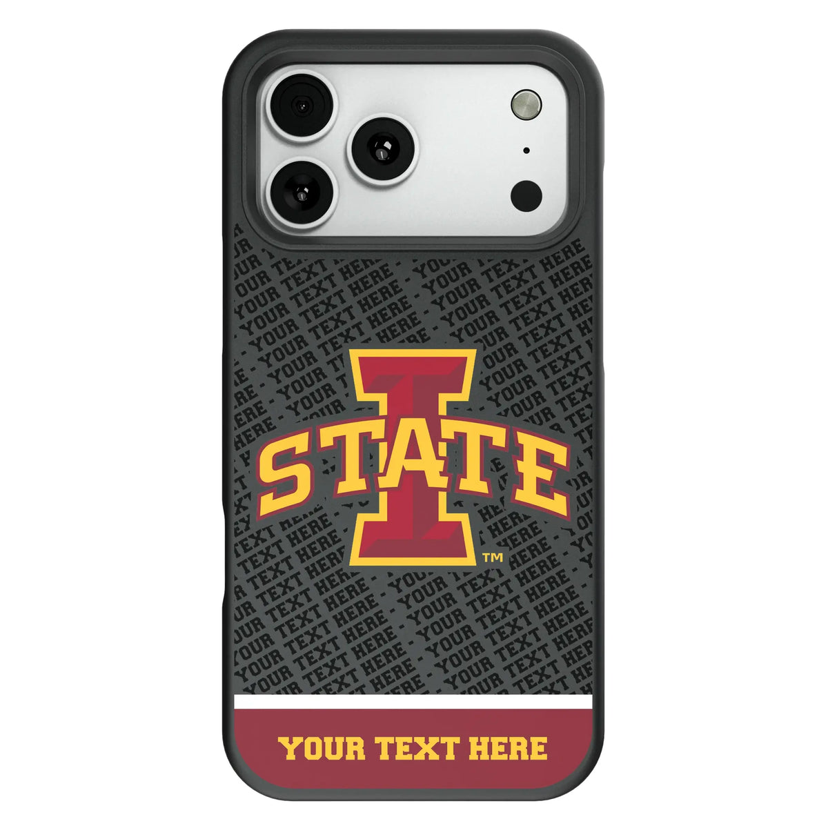 Iowa State University Cyclones Personalized EndZone Plus Bump Phone Case for Apple iPhone