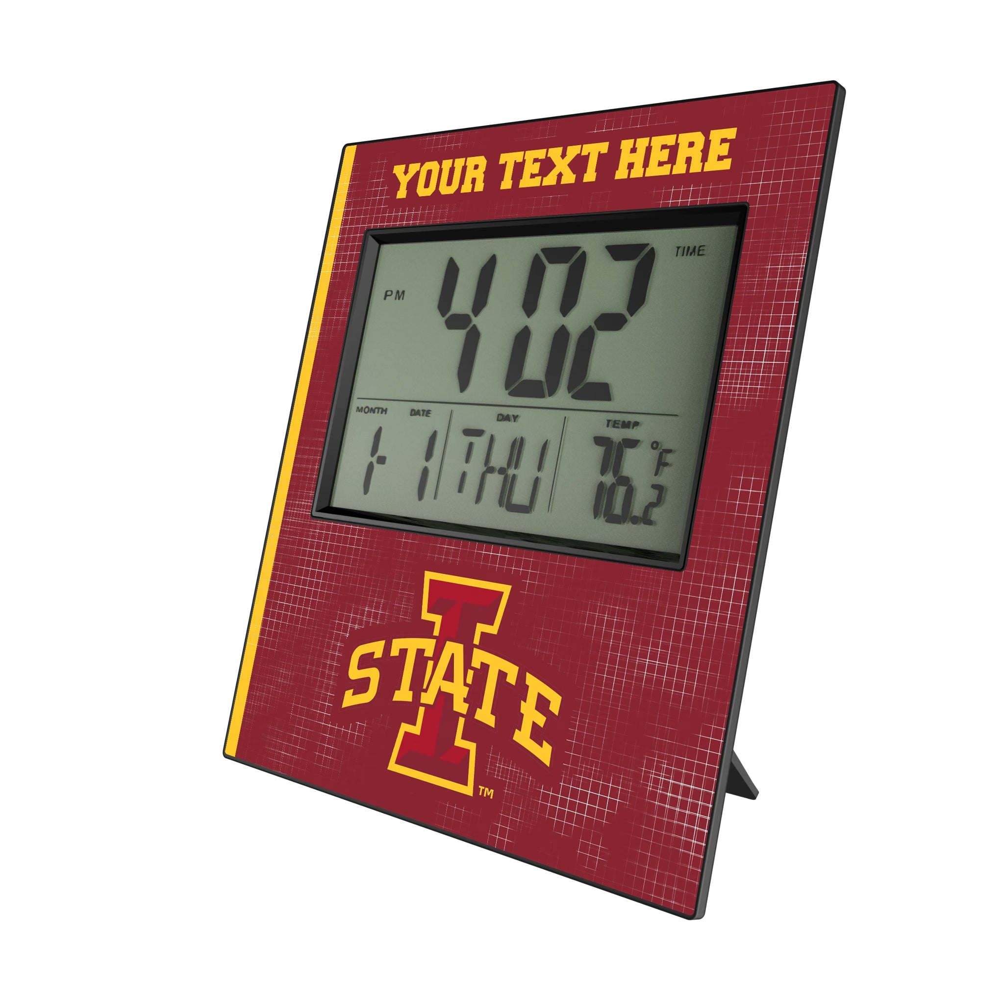 Iowa State University Cyclones Personalized Hatch Wall Clock