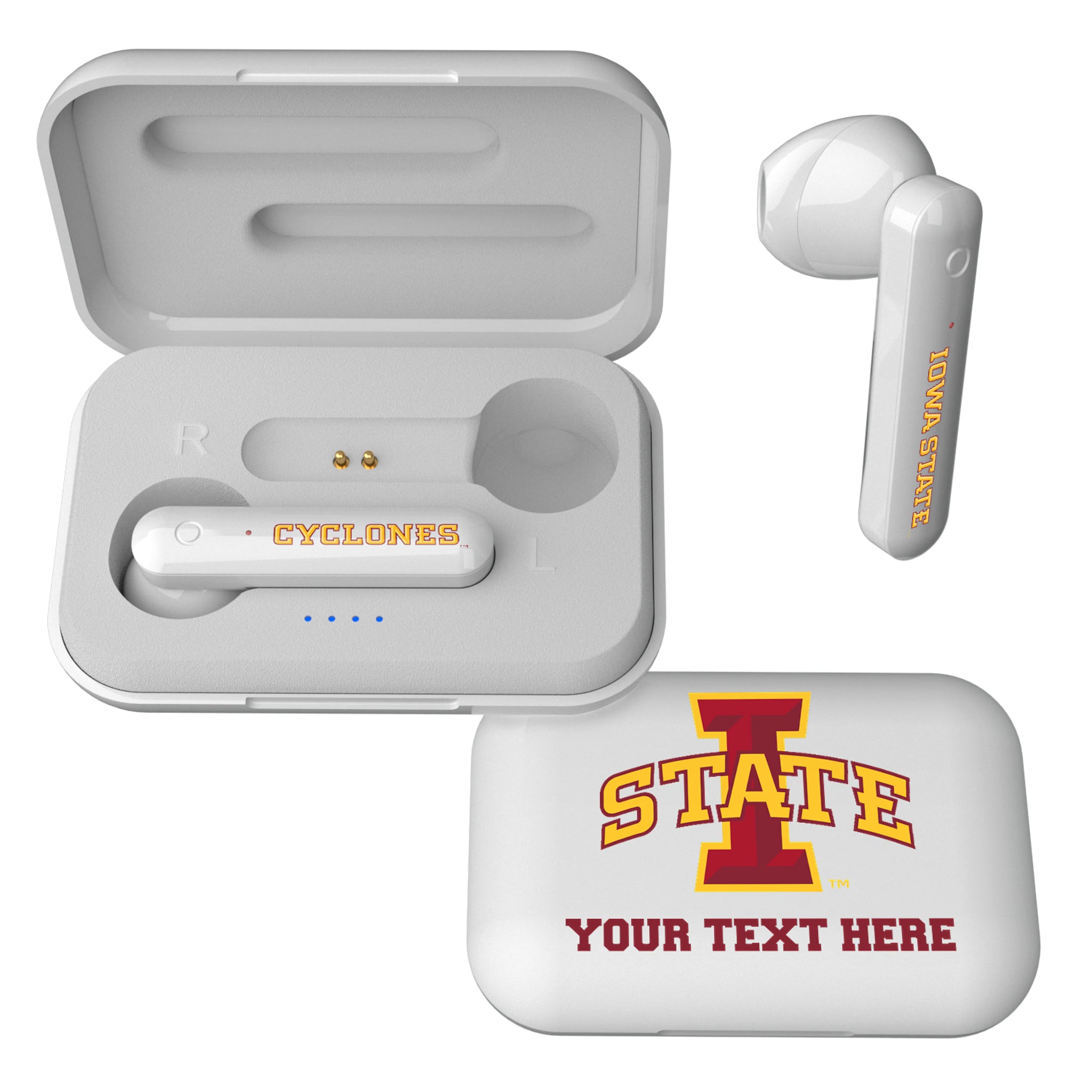 Iowa State University Cyclones Personalized Insignia Wireless TWS Earbuds