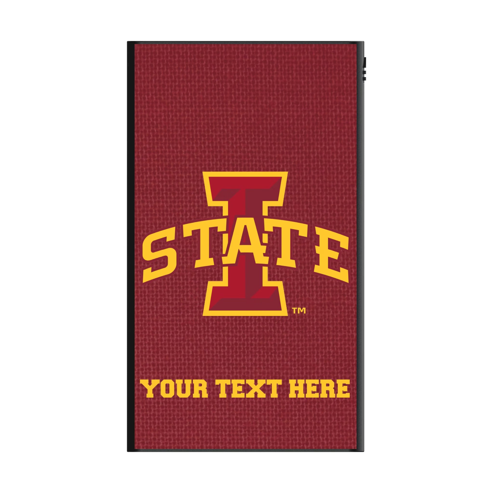 Iowa State University Cyclones Personalized Solid 5000mAh Flat Powerbank
