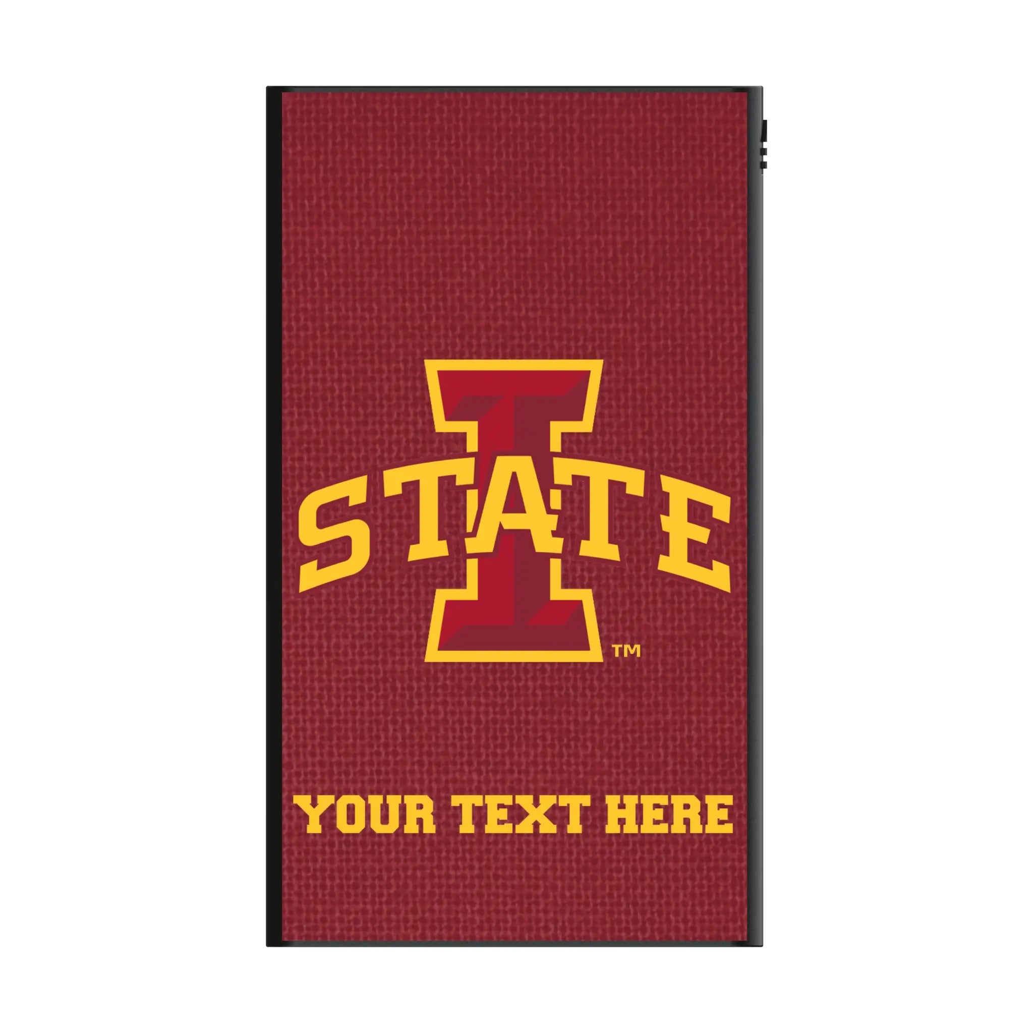 Iowa State University Cyclones Personalized Solid 5000mAh Flat Power Bank