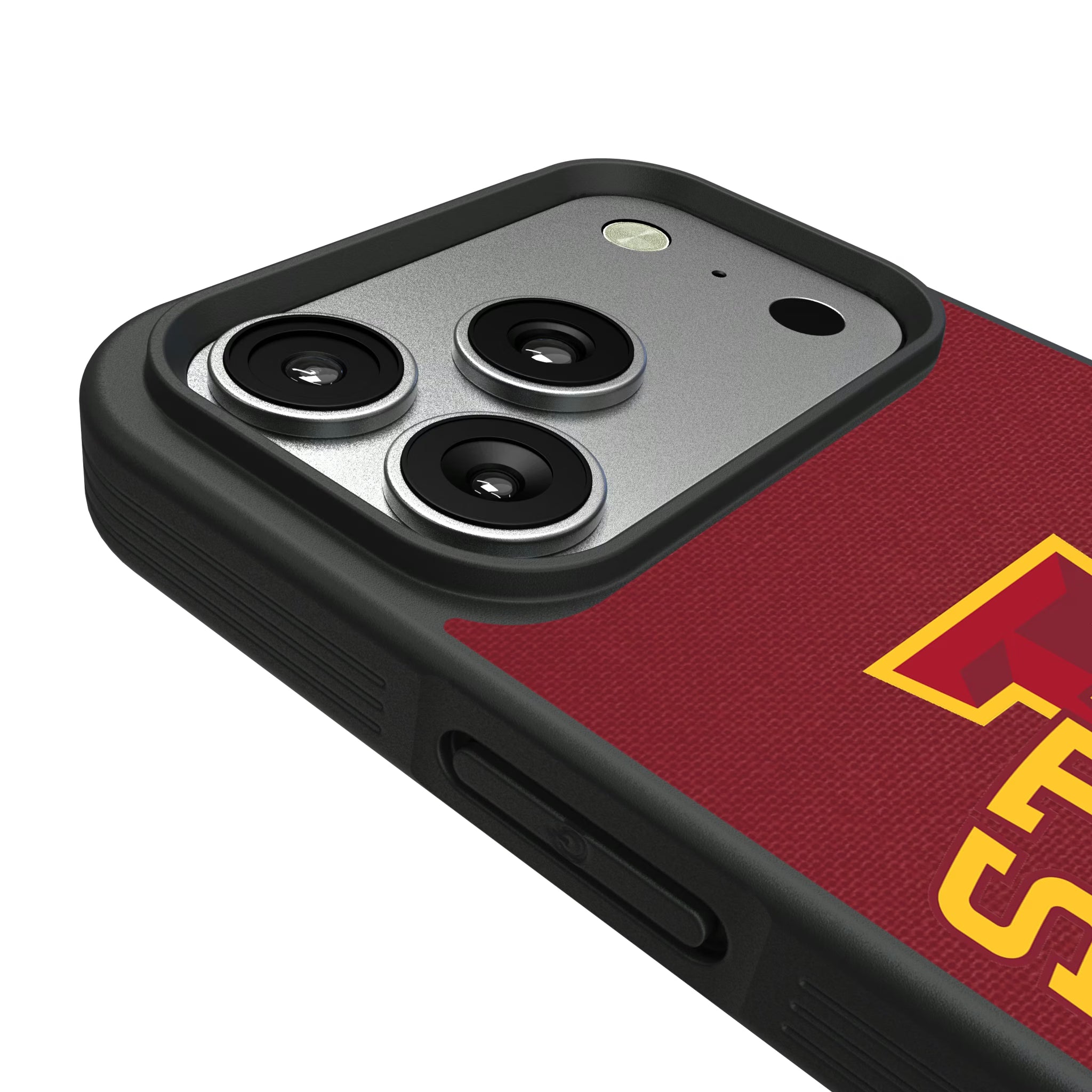 Iowa State University Cyclones Personalized Stripe iPhone Bump Phone Case for Apple iPhone - Detail#Device_iPhone 17 Pro
