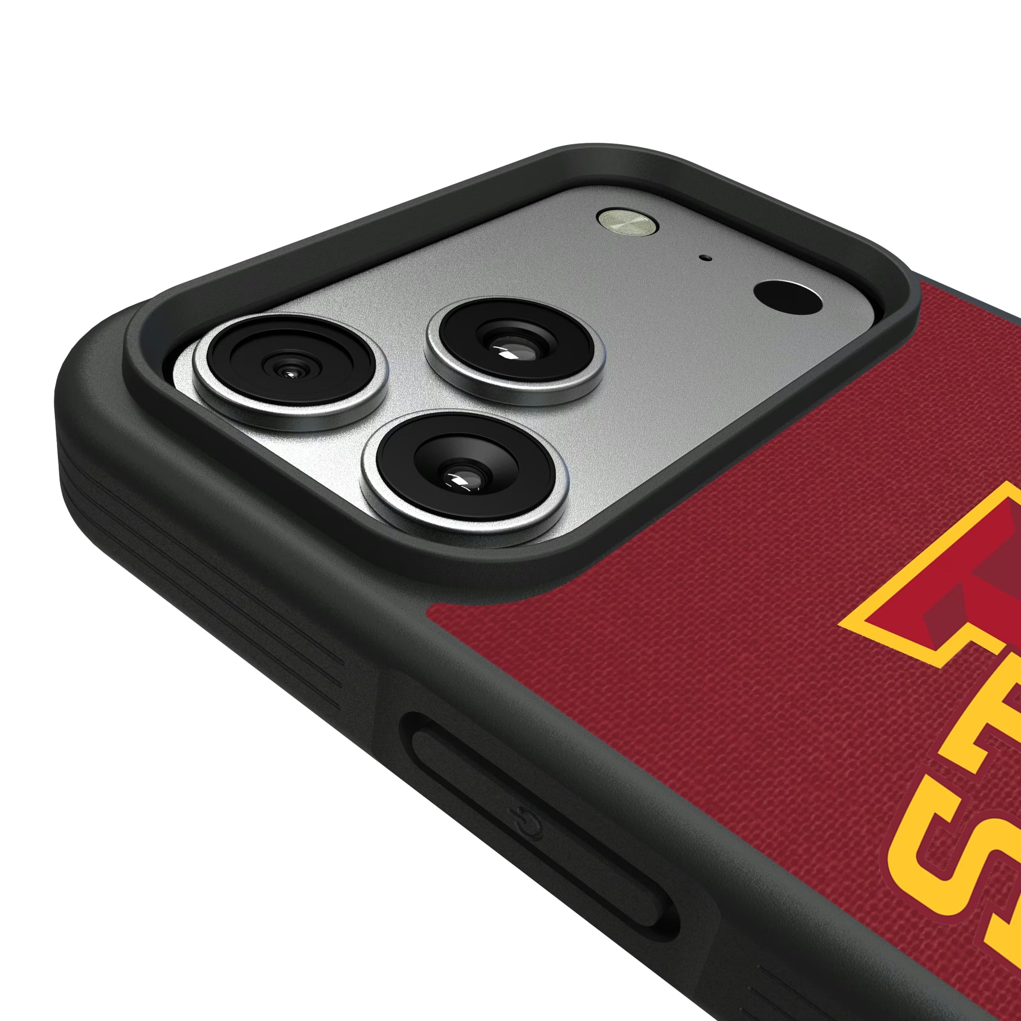 Iowa State University Cyclones Personalized Stripe iPhone Bump Phone Case for Apple iPhone - Detail#Device_iPhone 17 Pro Max