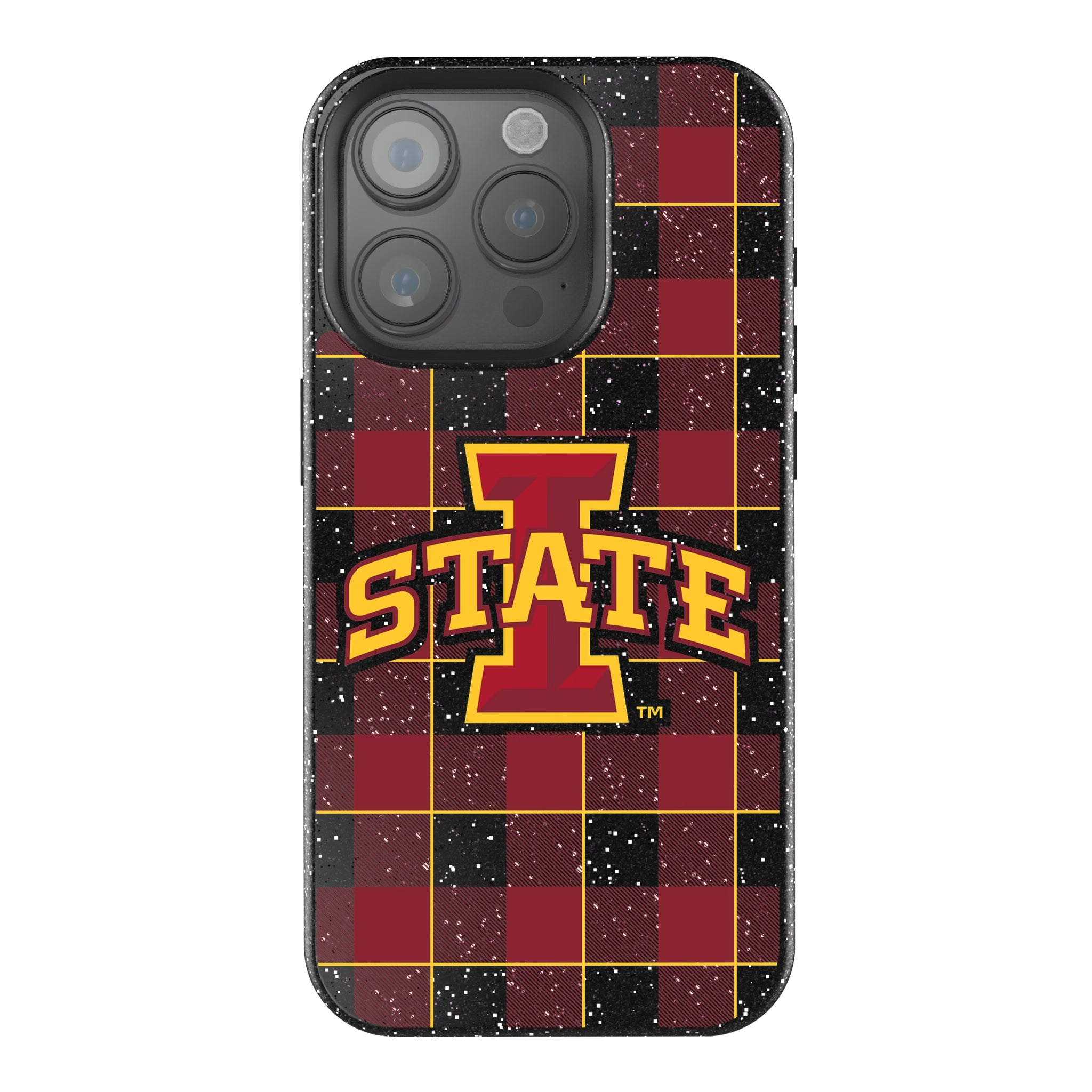 Iowa State University Cyclones Plaid iPhone Bling Phone Case for Apple iPhone
