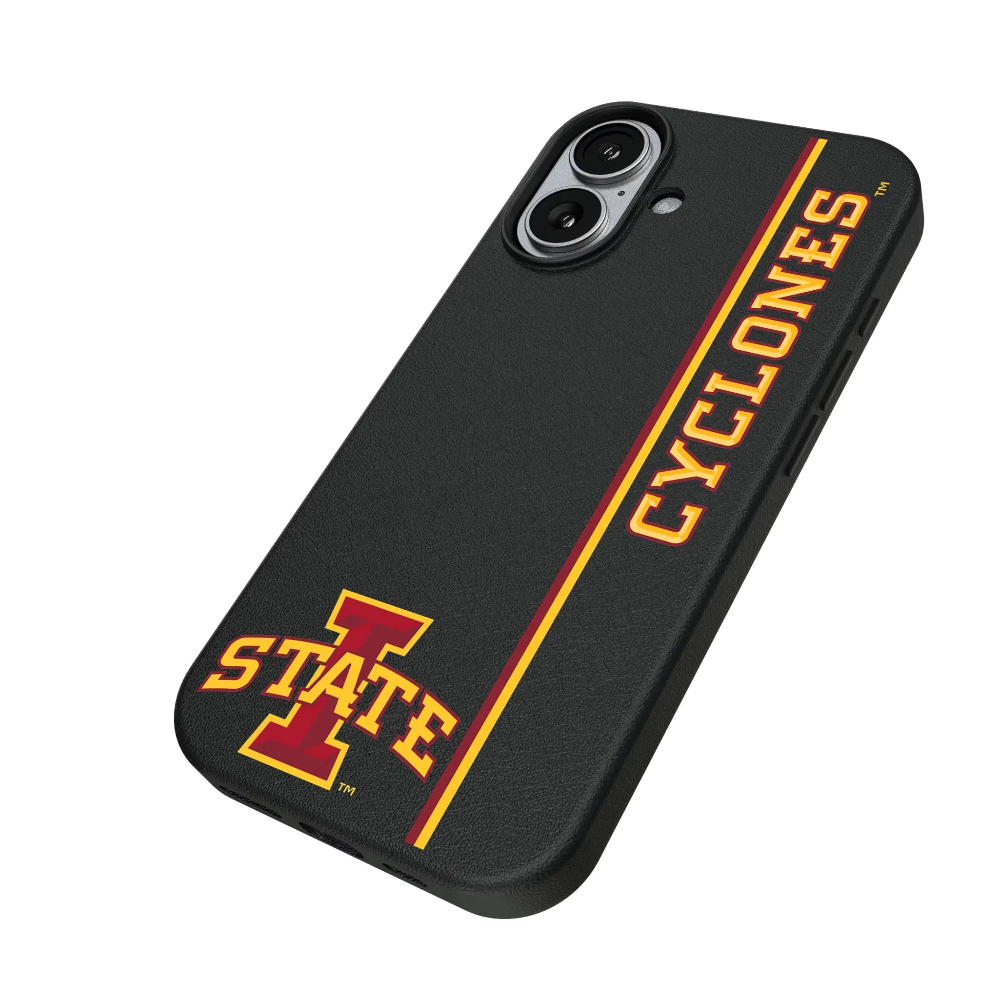 Iowa State University Cyclones Sidebar iPhone MagSafe Compatible Phone Case for Apple iPhone - Isometric View#Device_iPhone 17