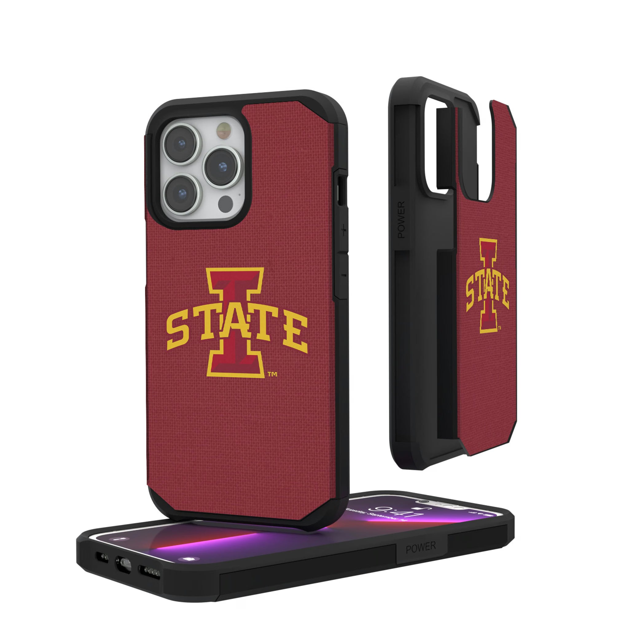Iowa State University Cyclones Solid iPhone Rugged Phone Case for Apple iPhone
