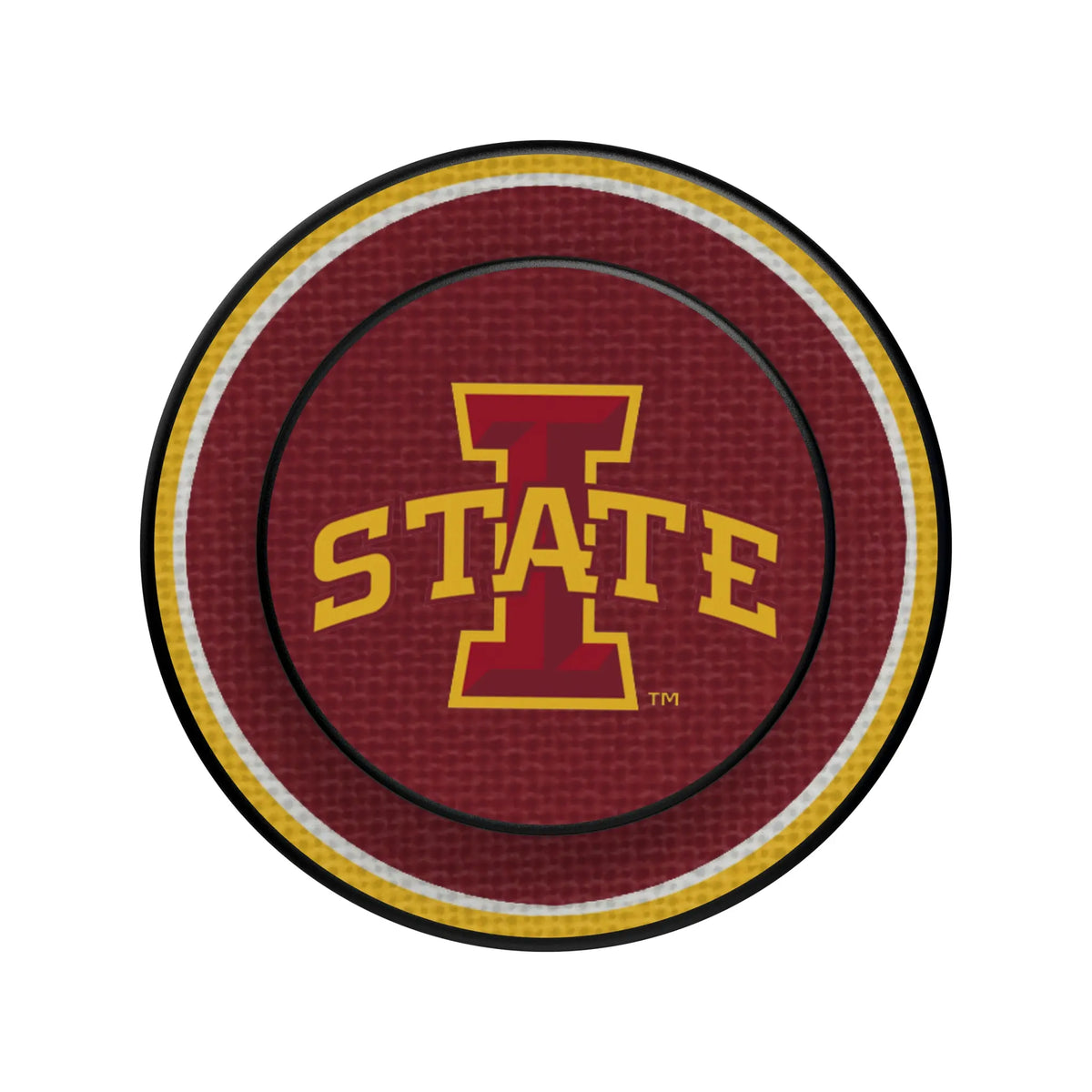 Iowa State University Cyclones Stripe Popsockets Round Magnetic
