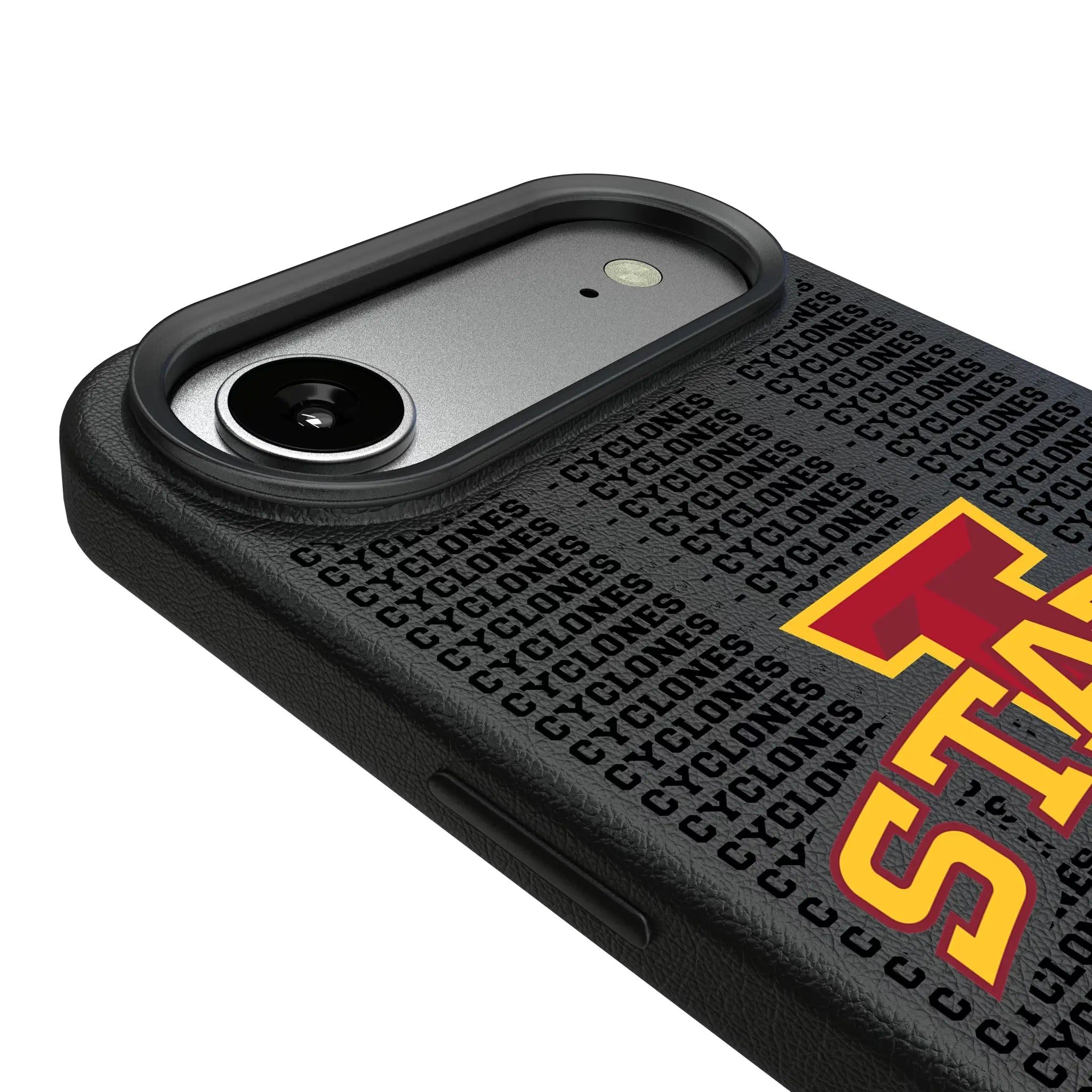 Iowa State University Cyclones Text Backdrop iPhone MagSafe Compatible Phone Case for Apple iPhone - Detail#Device_iPhone Air