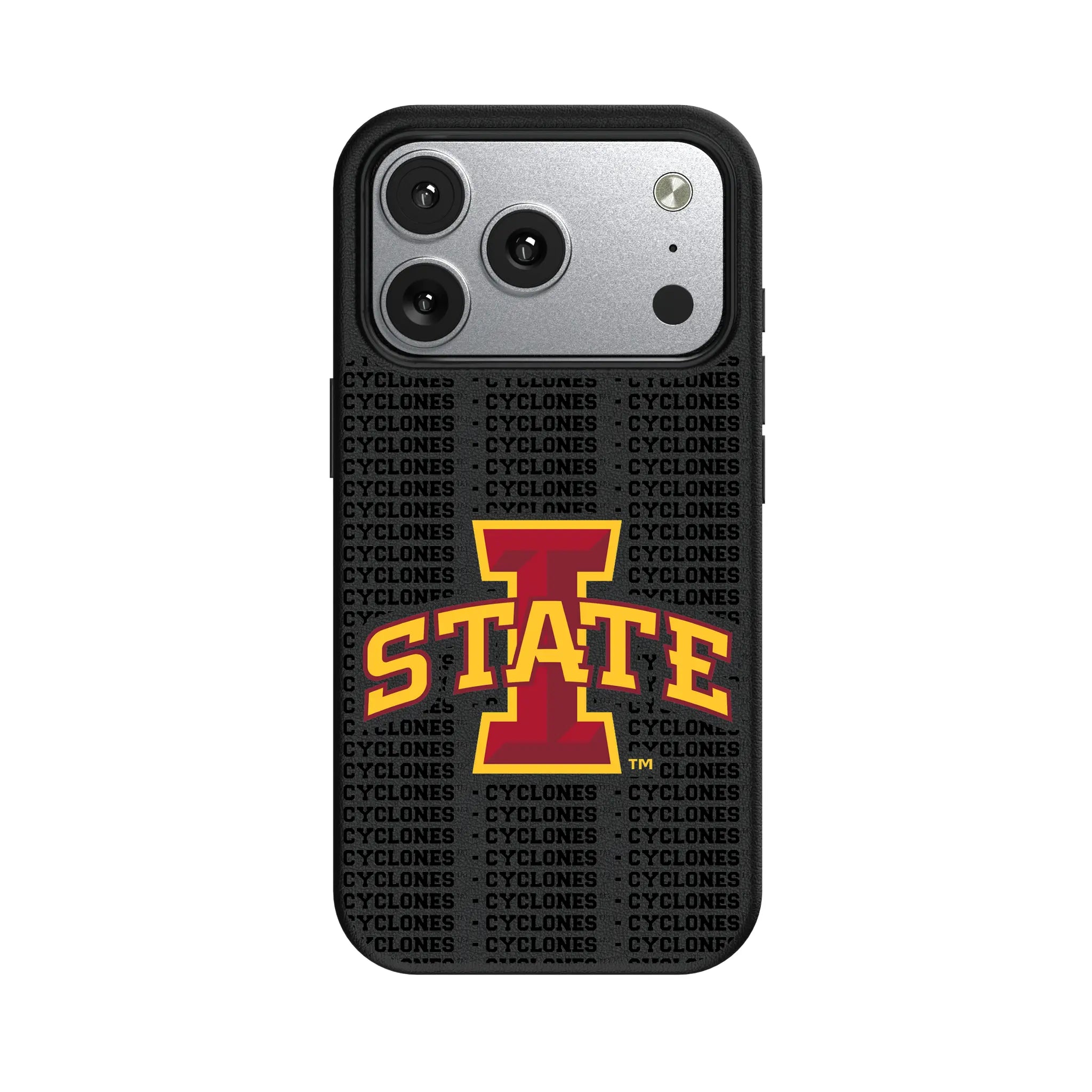 Iowa State University Cyclones Text Backdrop iPhone MagSafe Compatible Phone Case for Apple iPhone#Device_iPhone 17 Pro