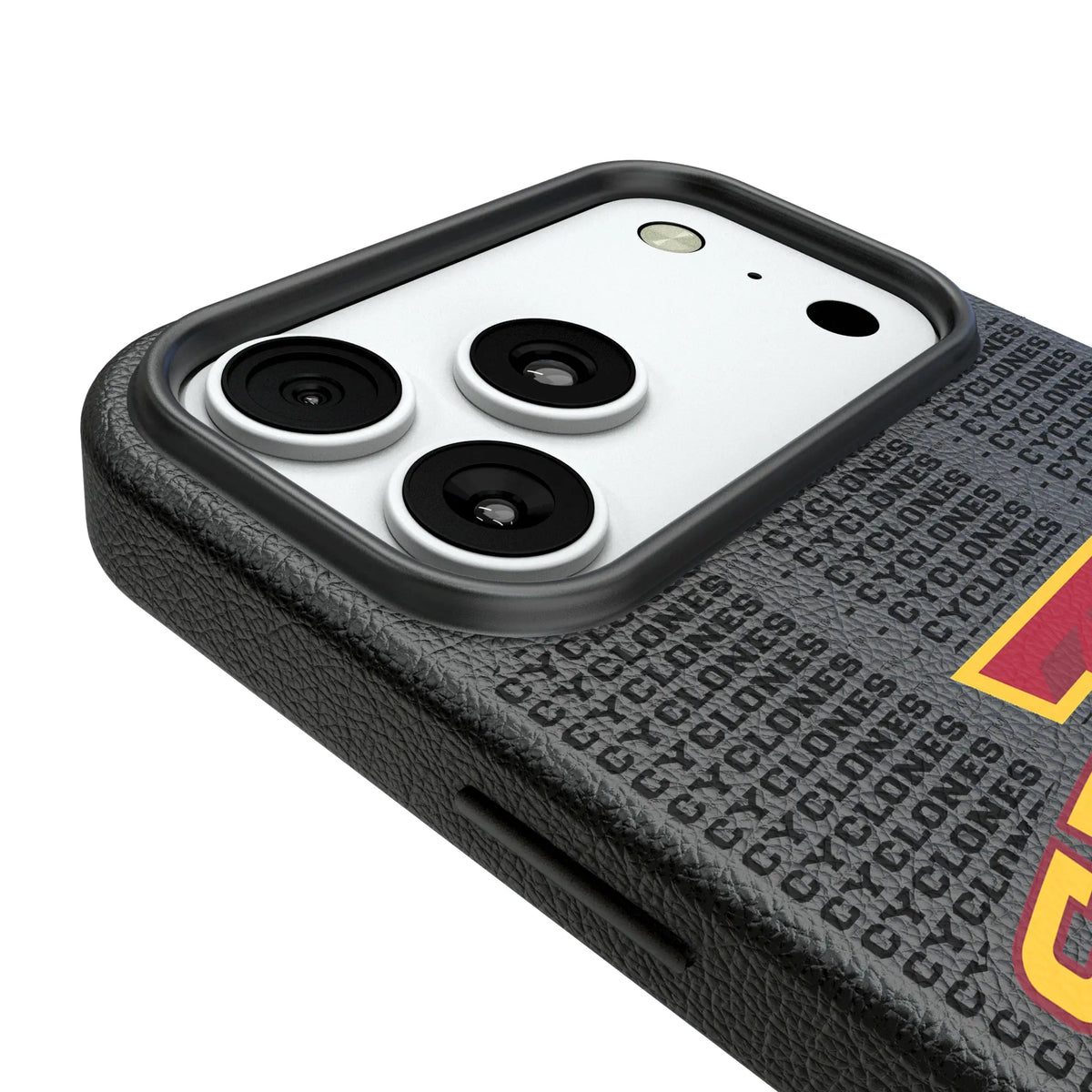 Iowa State University Cyclones Text Backdrop iPhone MagSafe Compatible Phone Case for Apple iPhone - Detail#Device_iPhone 18 Pro Max