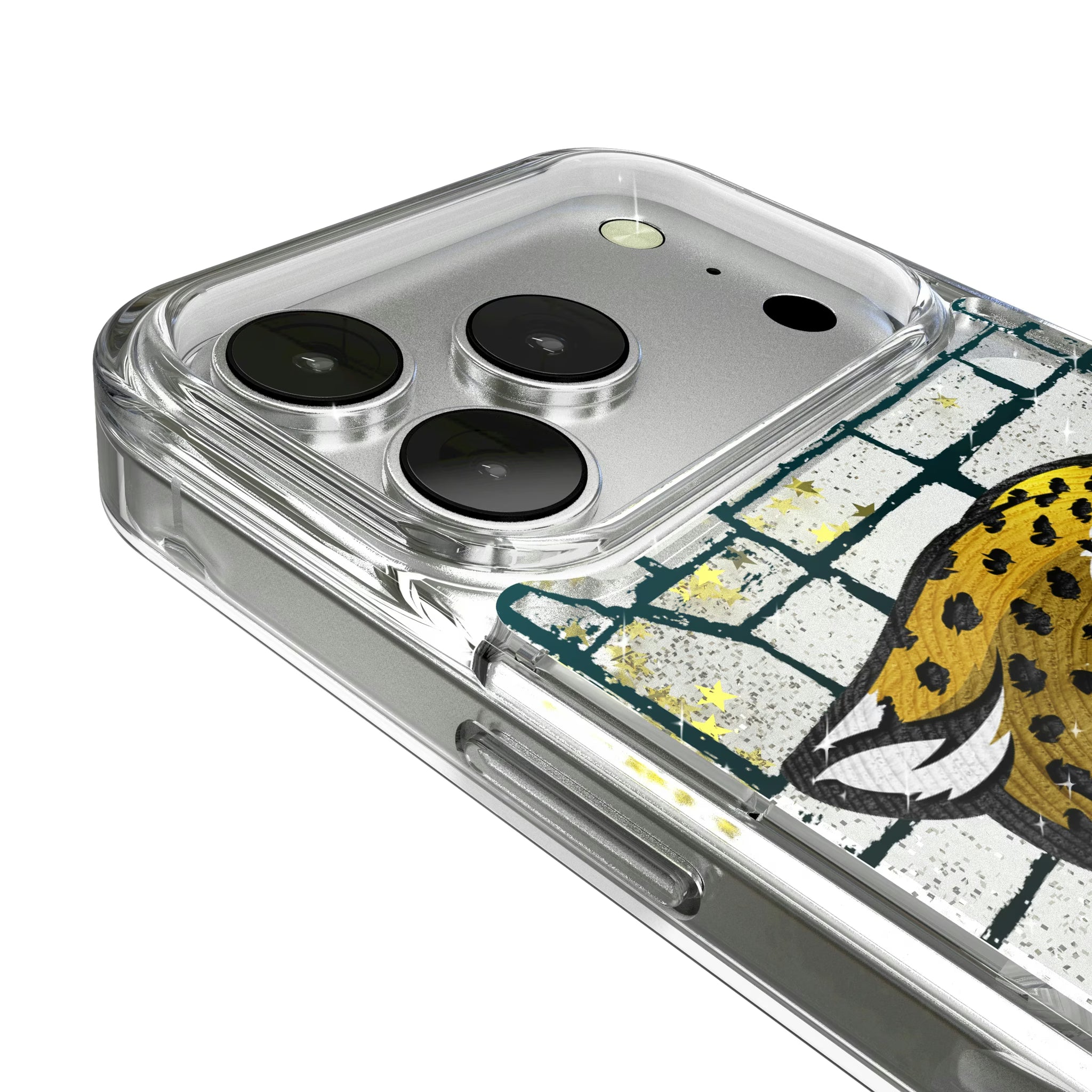 Jacksonville Jaguars Brick iPhone Glitter Phone Case for Apple iPhone - Detail