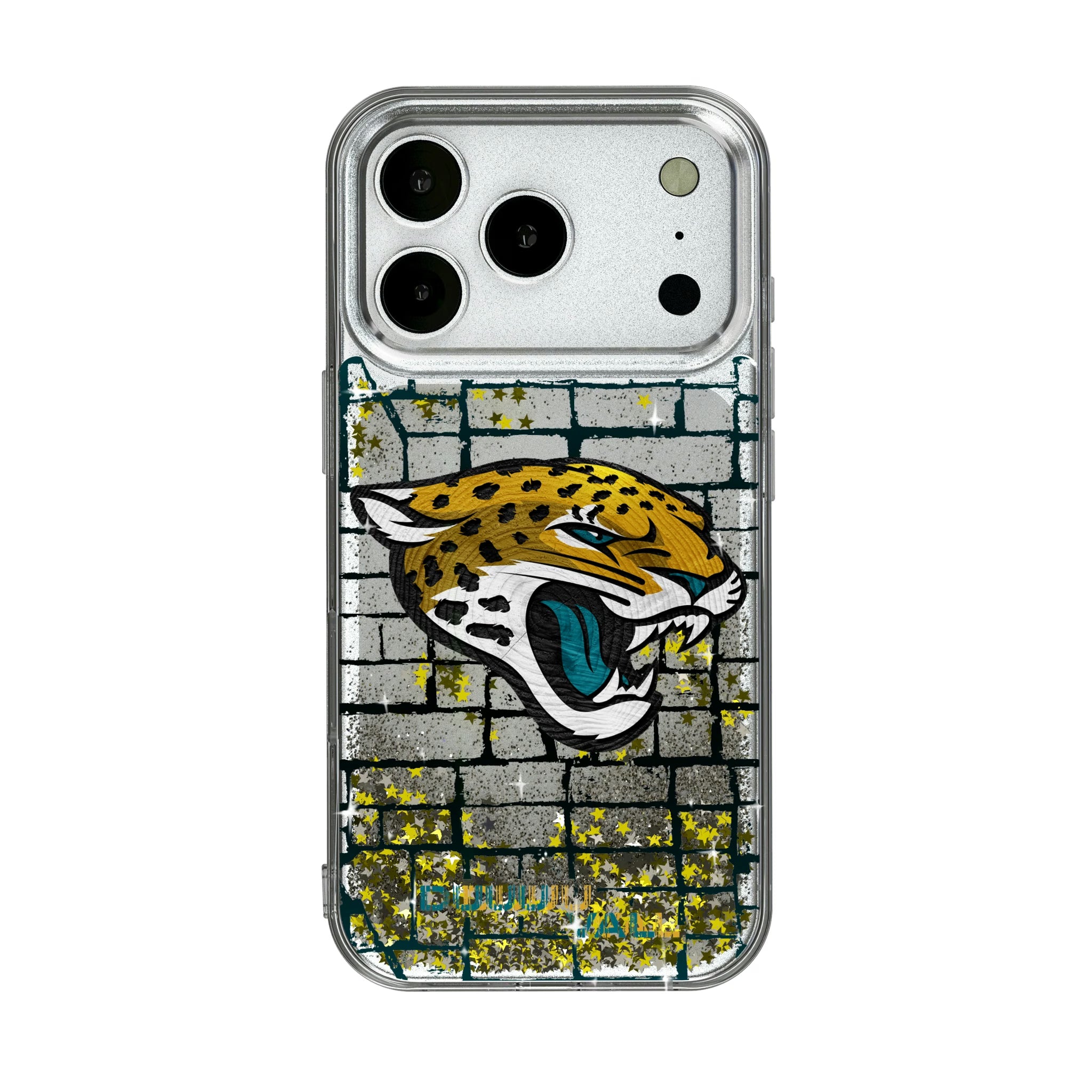Jacksonville Jaguars Brick iPhone Glitter Phone Case for Apple iPhone